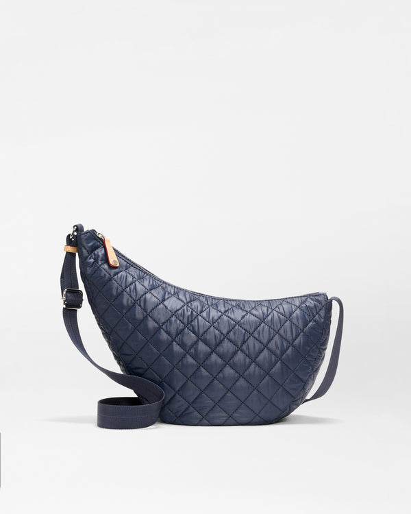 Navy Metro Smile Bag