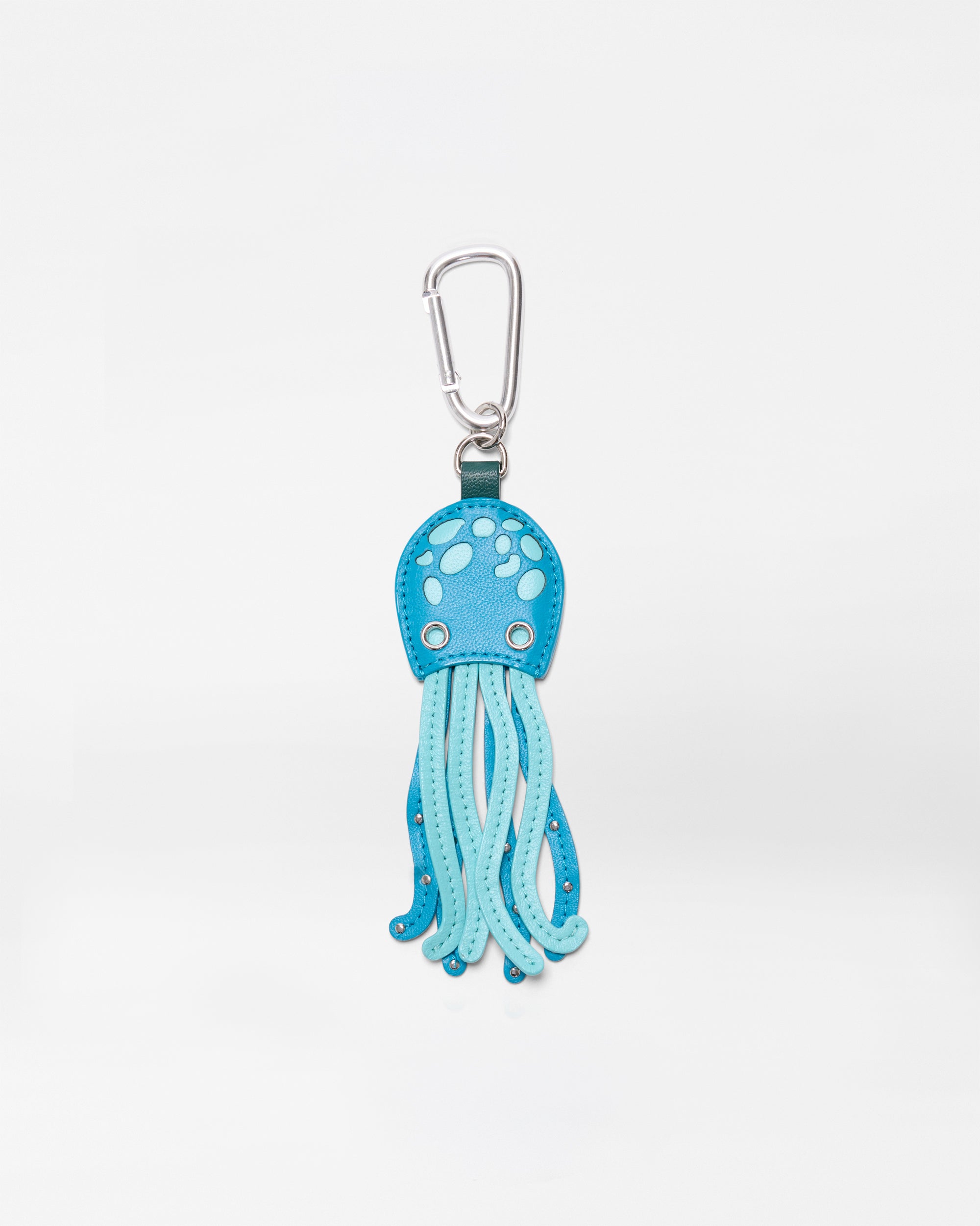 Multi Leather Octopus Charm