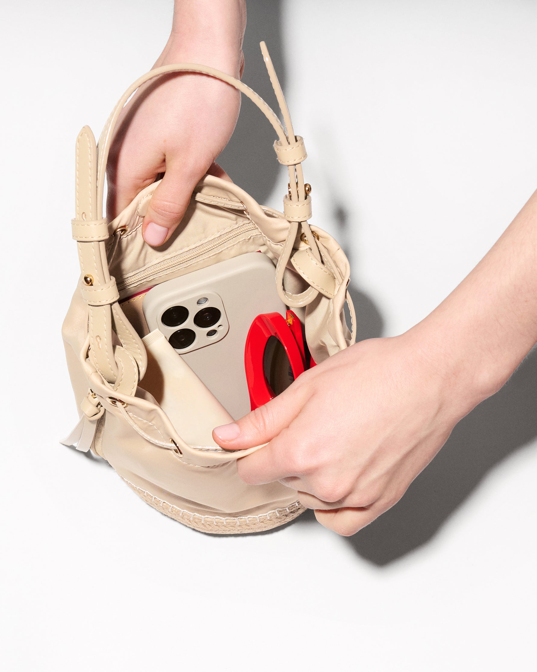 Buff Waverly Espadrille Bucket Bag
