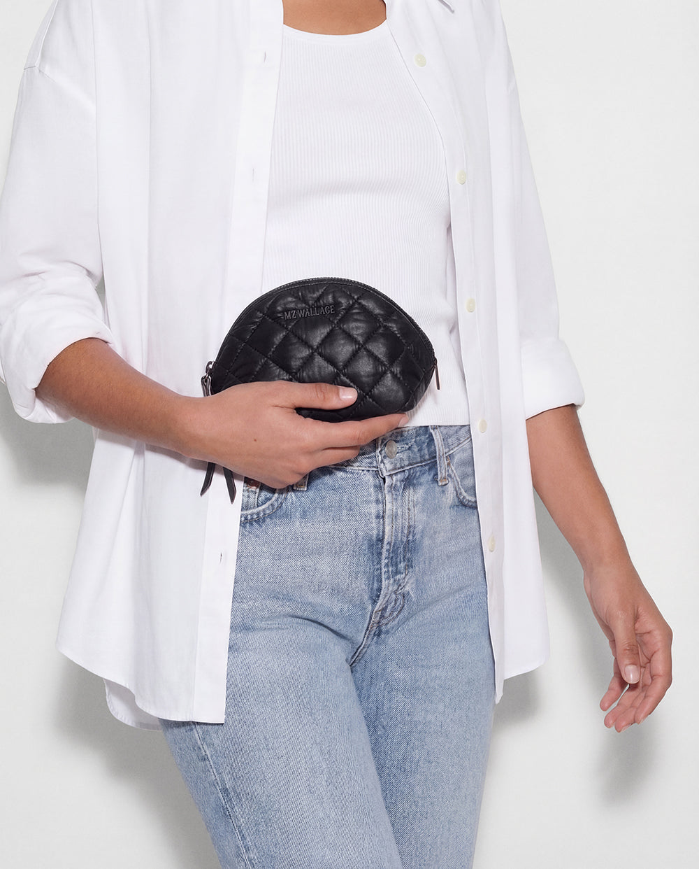 MZ Wallace Black Momo Pouch – Accessories | MZ Wallace