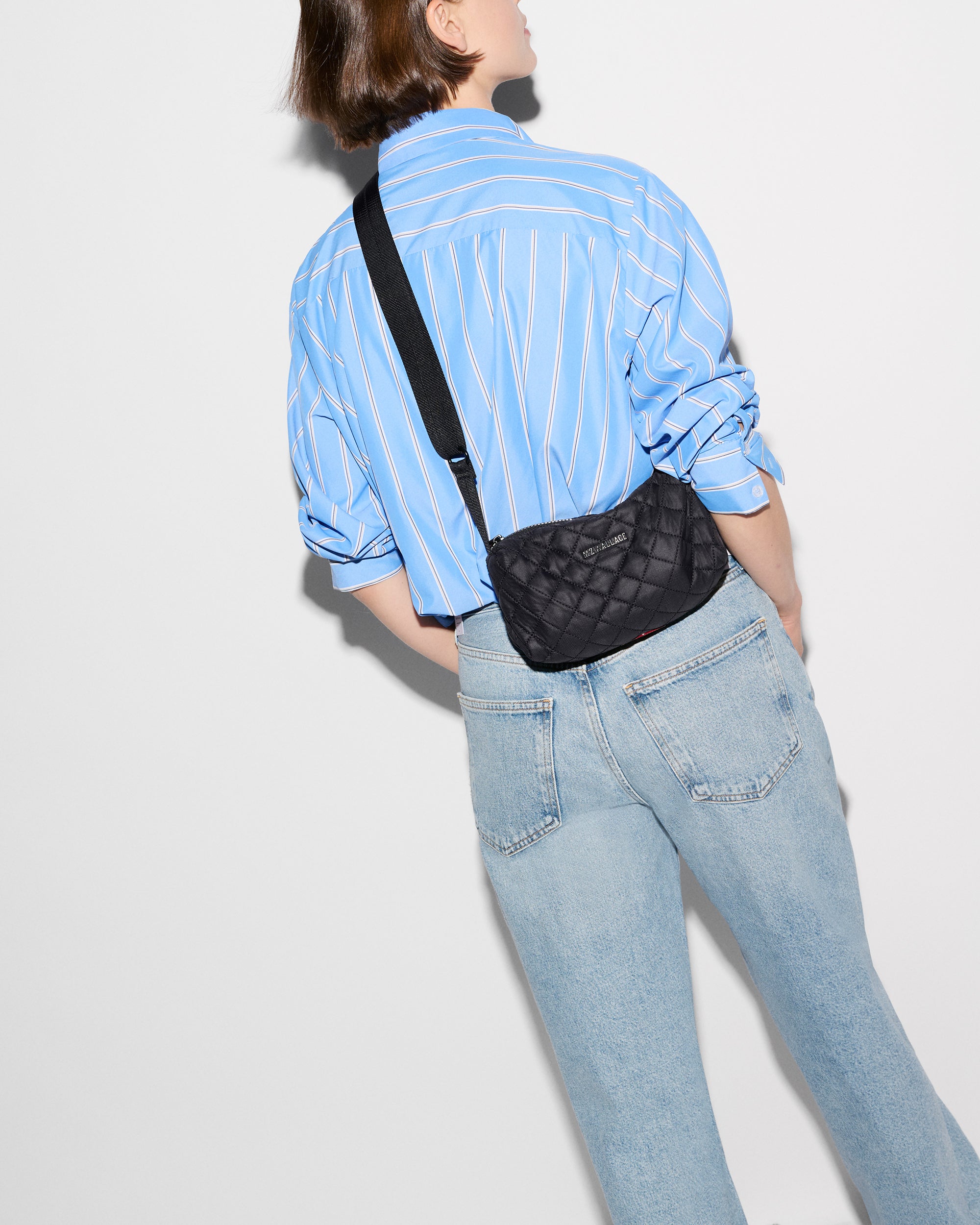 Black Metro Boxy Crossbody