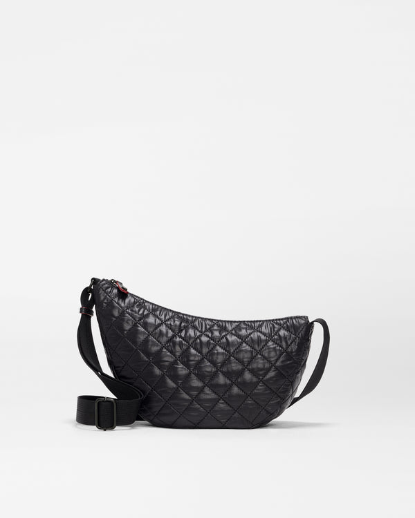 Black Small Metro Smile Bag