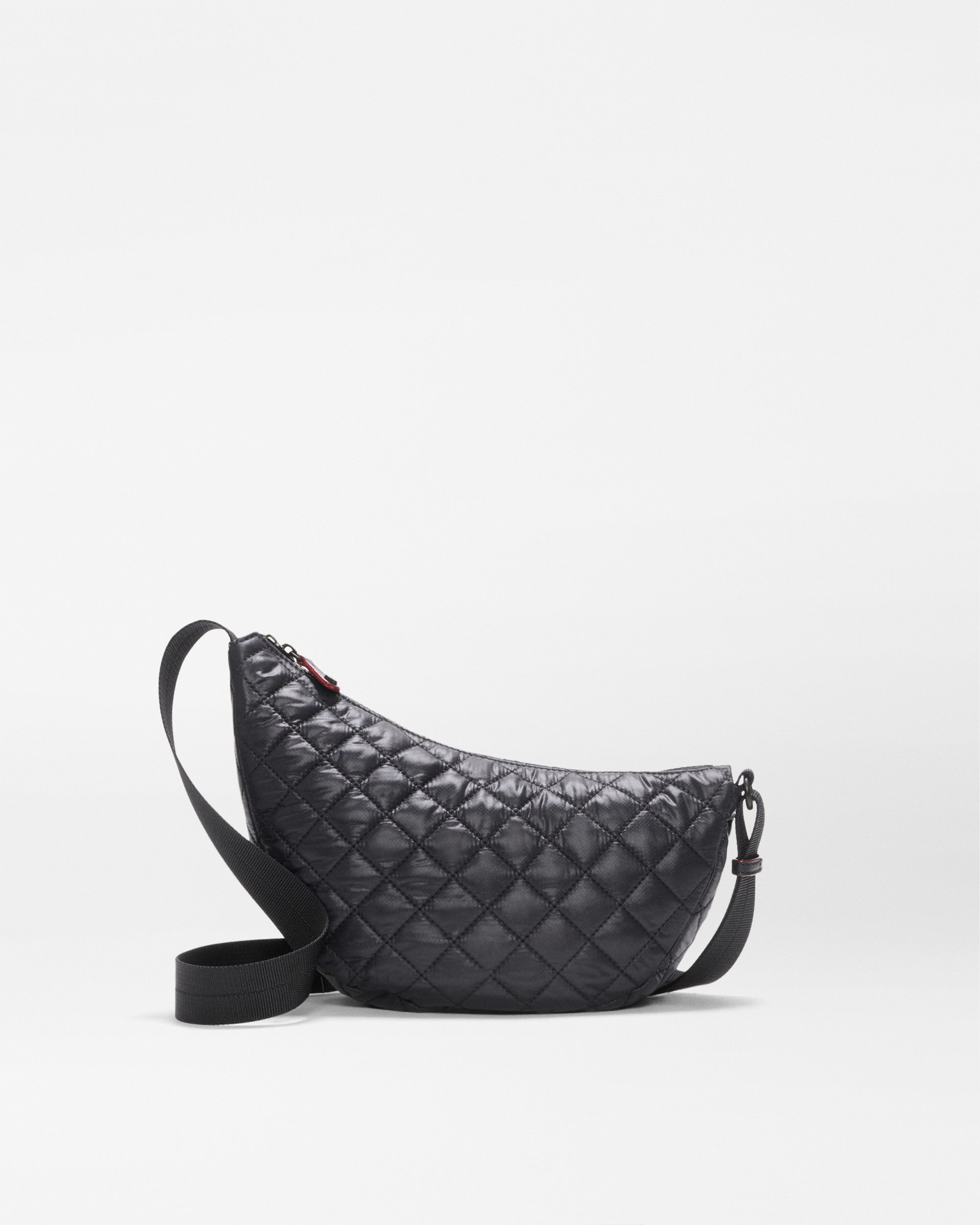 Black Small Metro Smile Bag