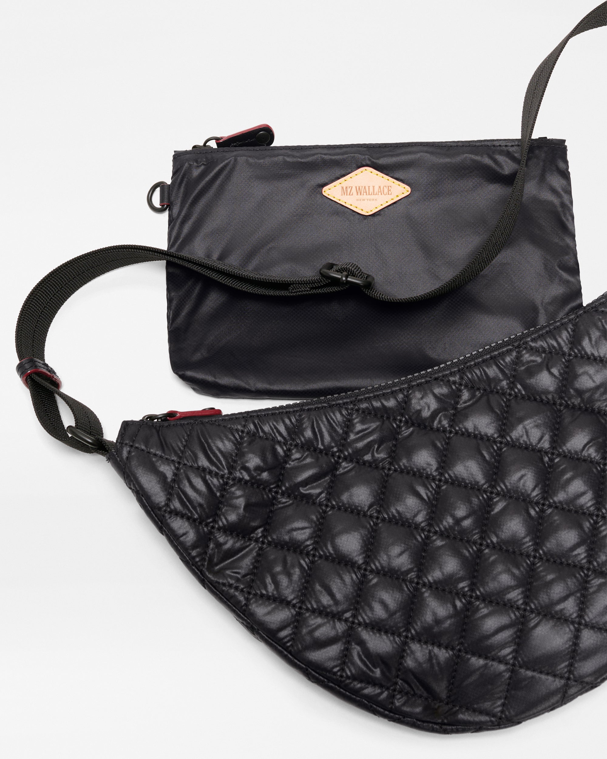 Black Small Metro Smile Bag