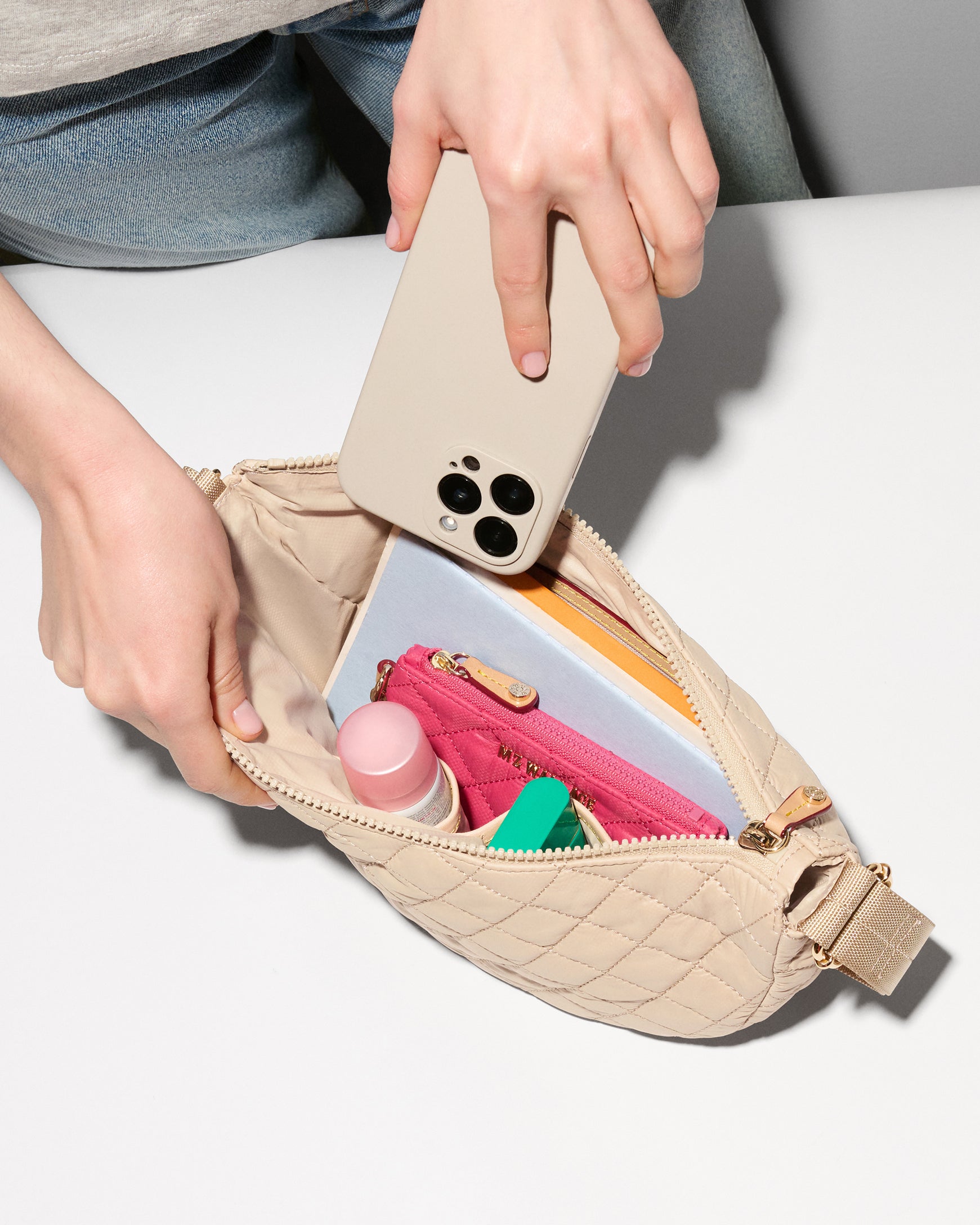 MZ Wallace Buff Small Metro Smile Bag – Belt Bag | MZ Wallace