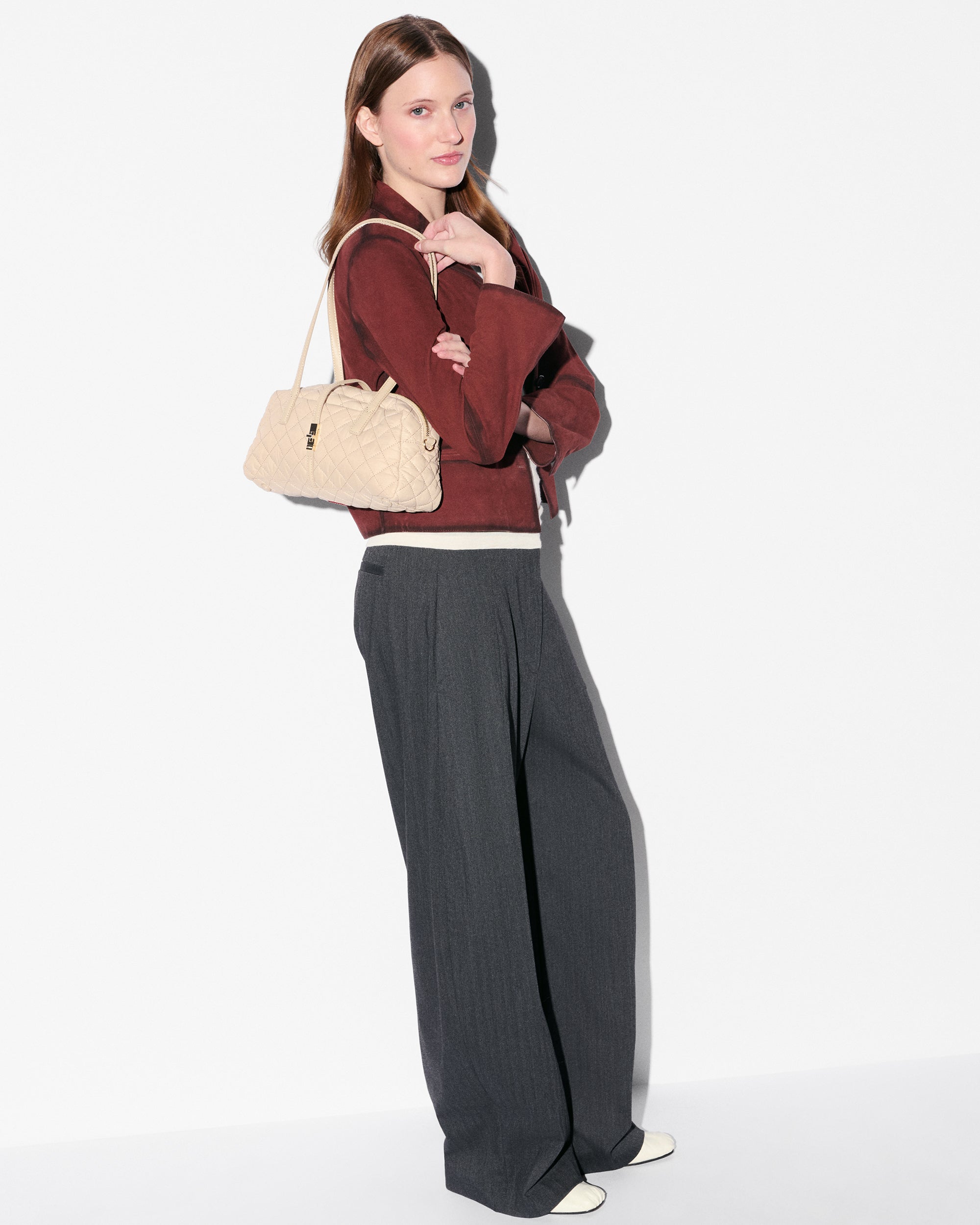 MZ Wallace | Buff Small Astor Satchel