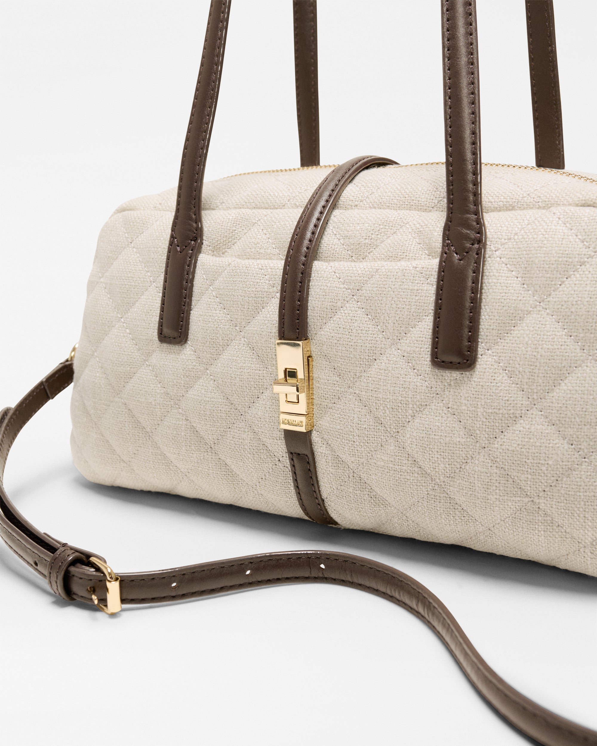 Sandy Linen Small Astor Satchel