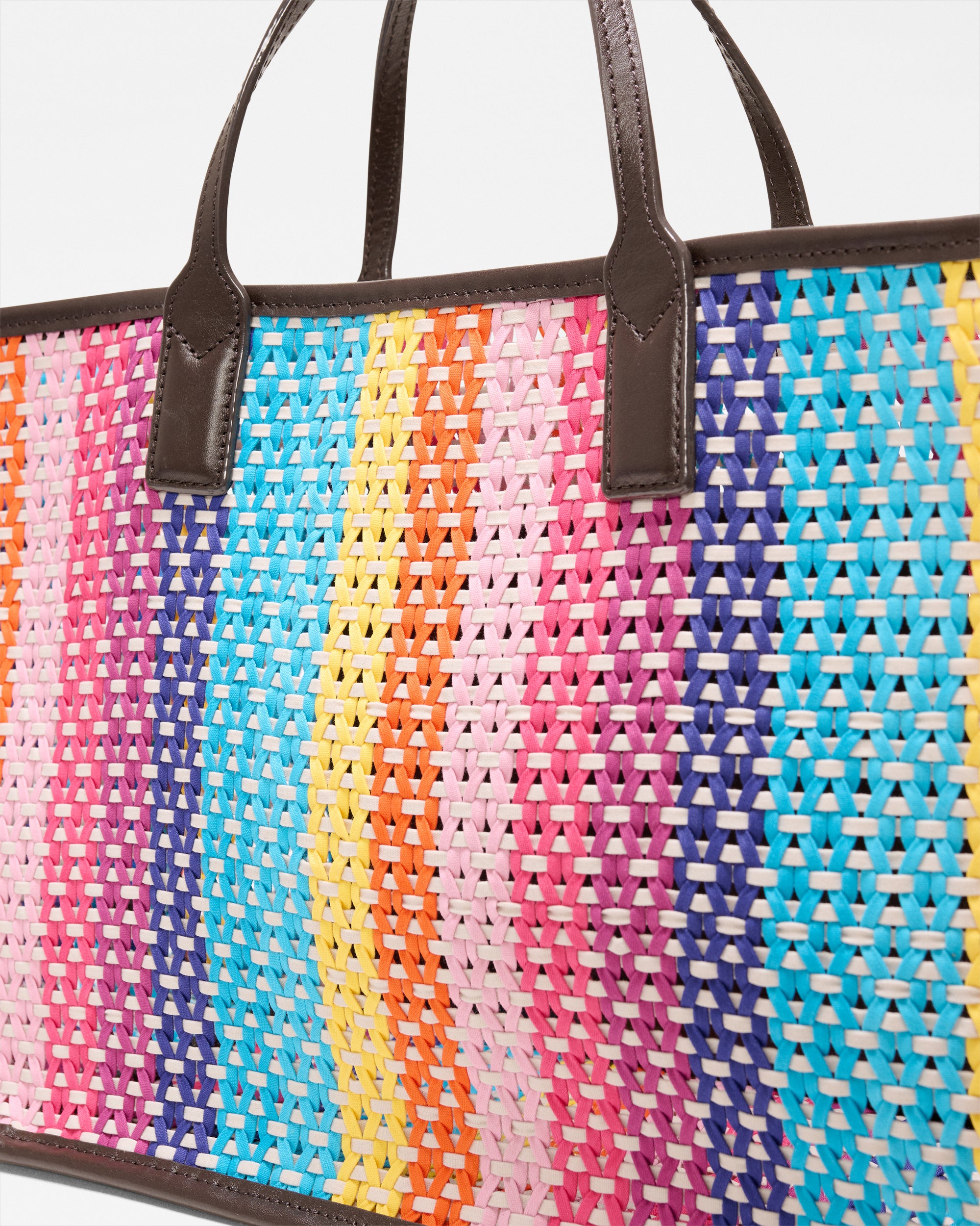 MZ Wallace Feria Stripe Georgica Open Tote – Tote | MZ Wallace