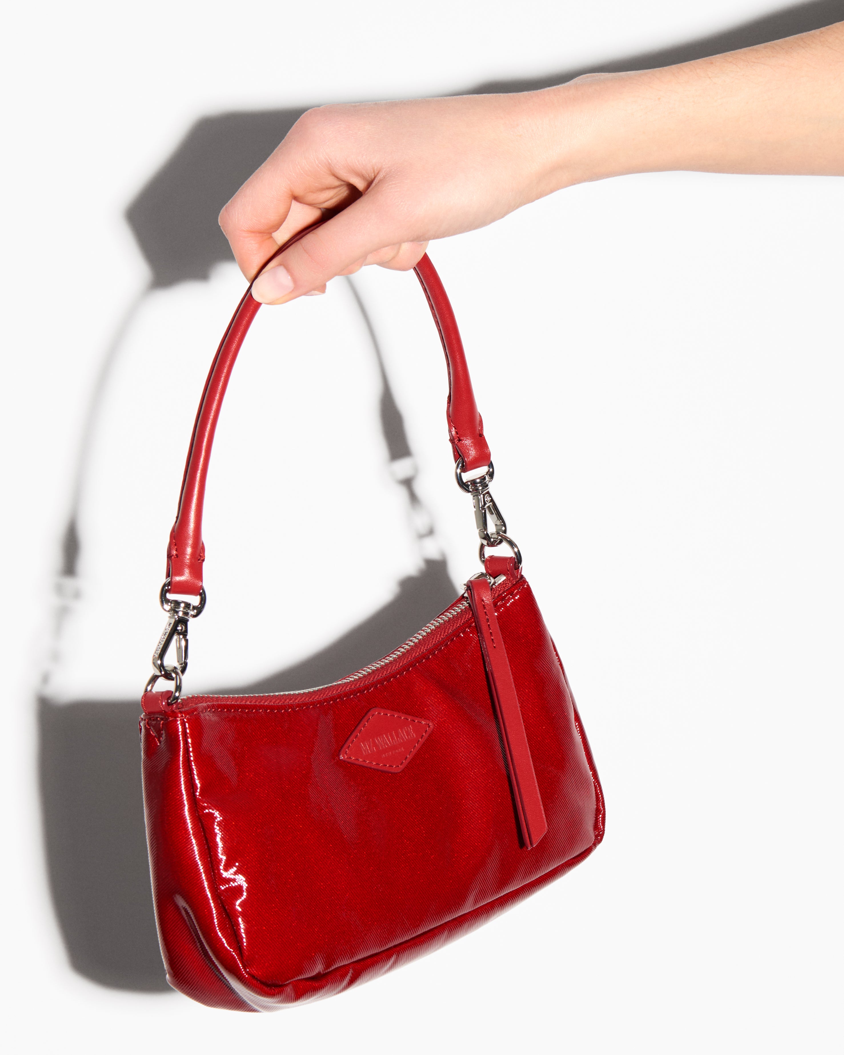 MZ Wallace | Valentine's Day | Apple Gloss Chelsea Mini Shoulder