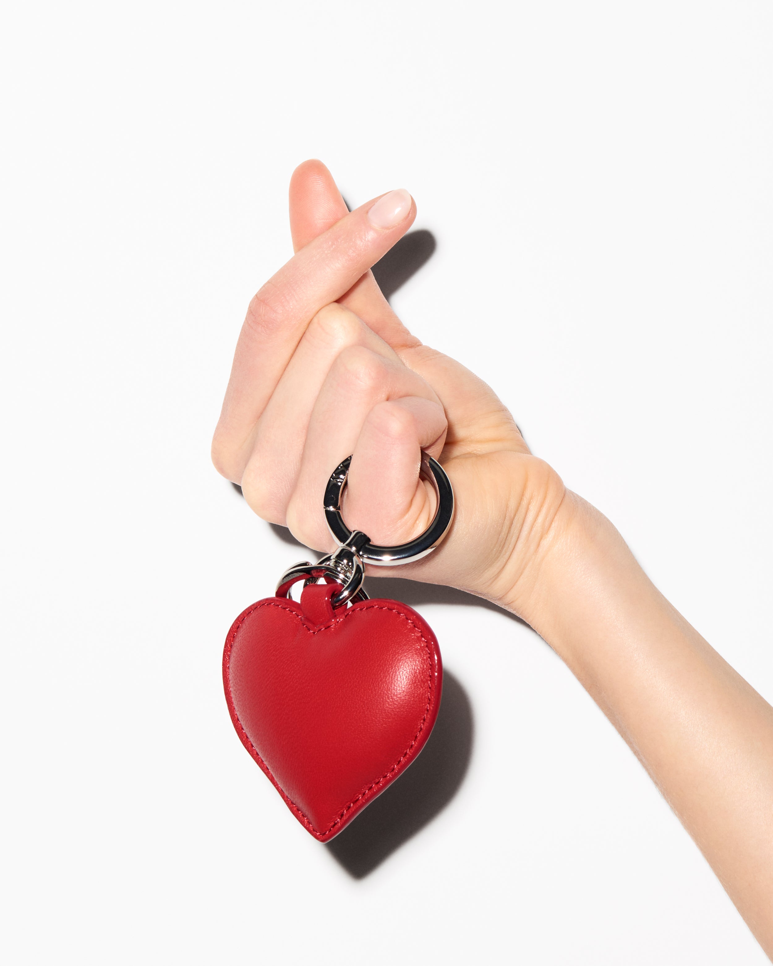 MZ Wallace | Valentine's Day | Red Leather Heart Charm