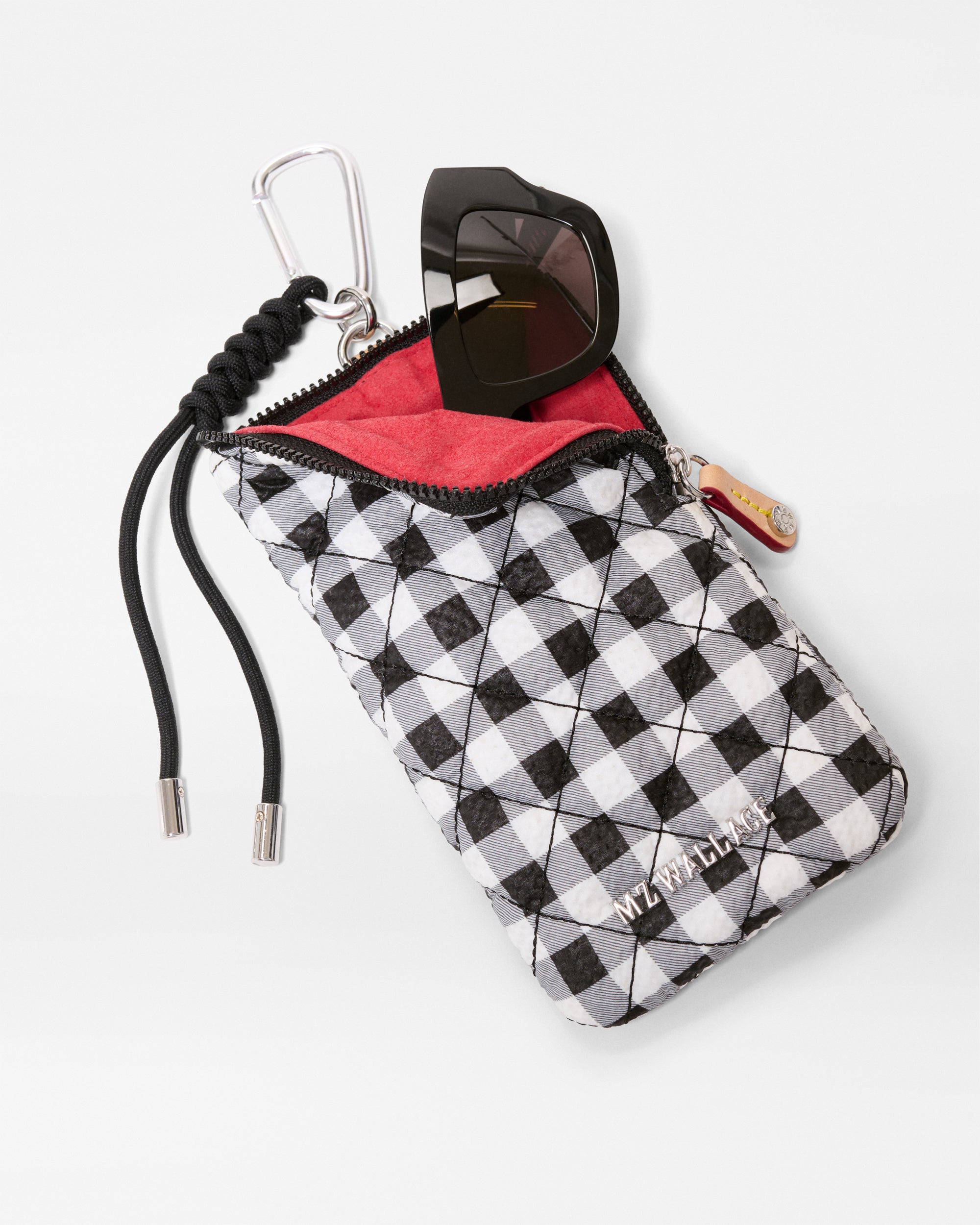 8.しめ縄 MZ Wallace Black/White Gingham Sunnies Case – Accessories | MZ Wallace