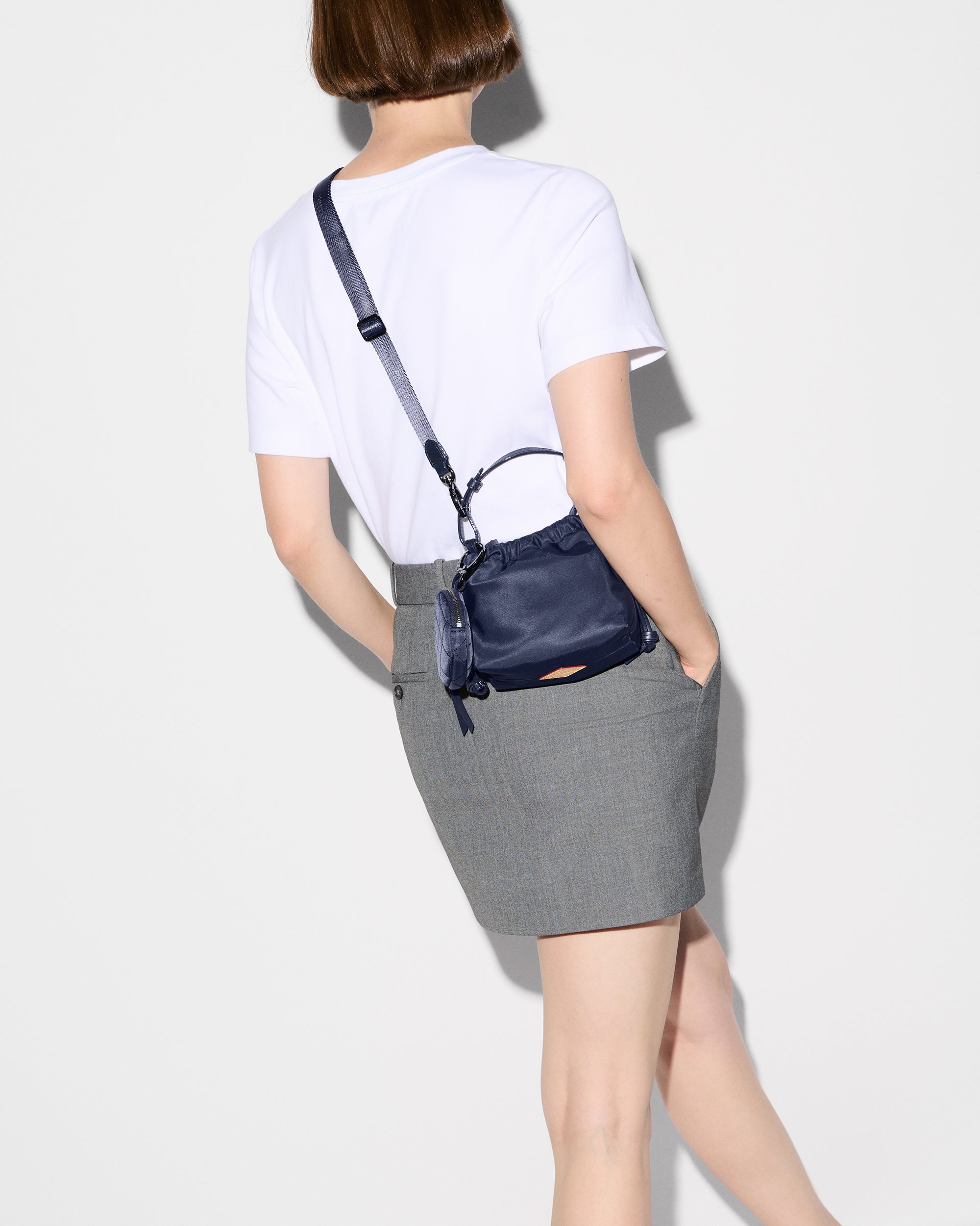 Navy Waverly Bebe Tote