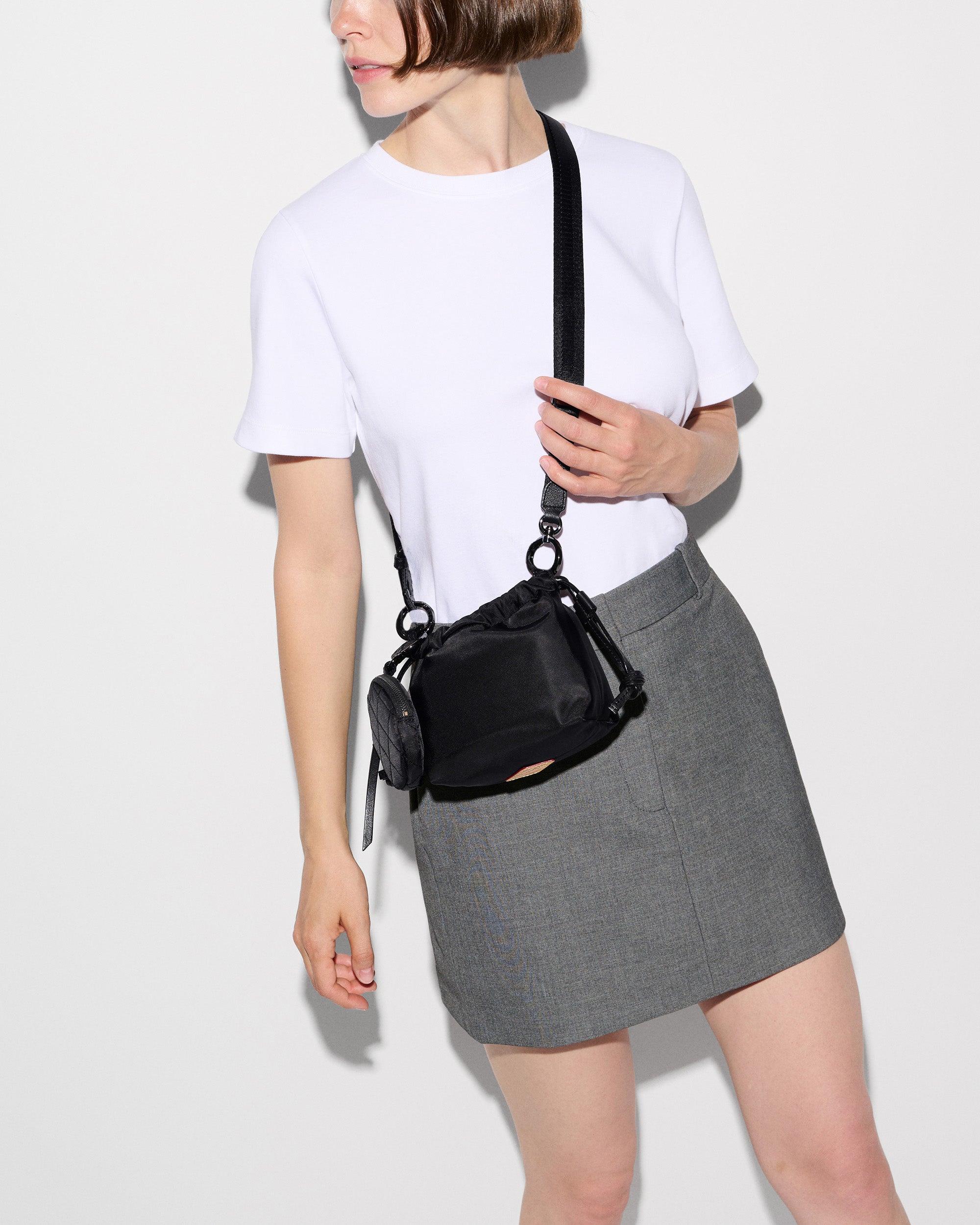 Black Waverly Bebe Tote