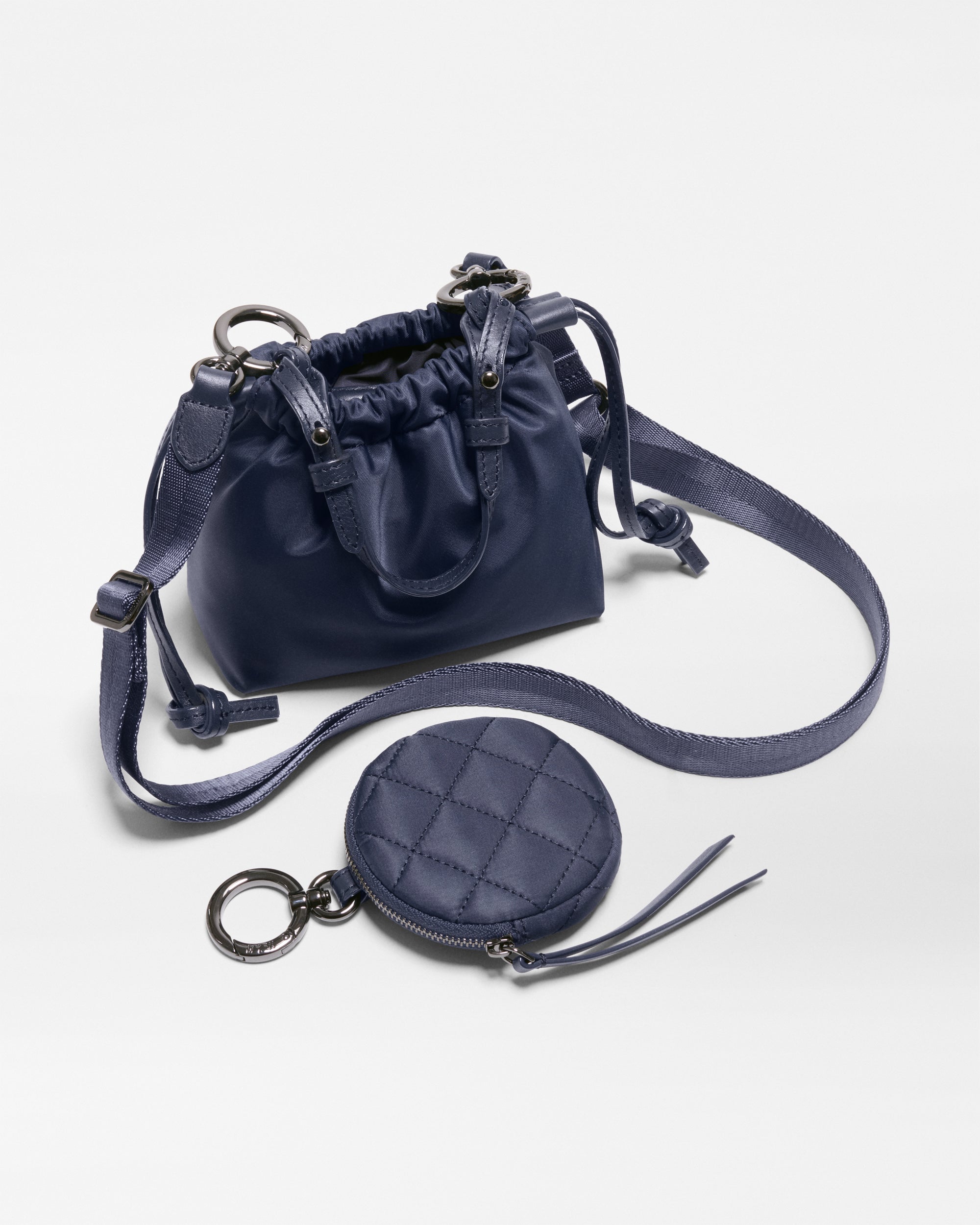 Navy Waverly Bebe Tote