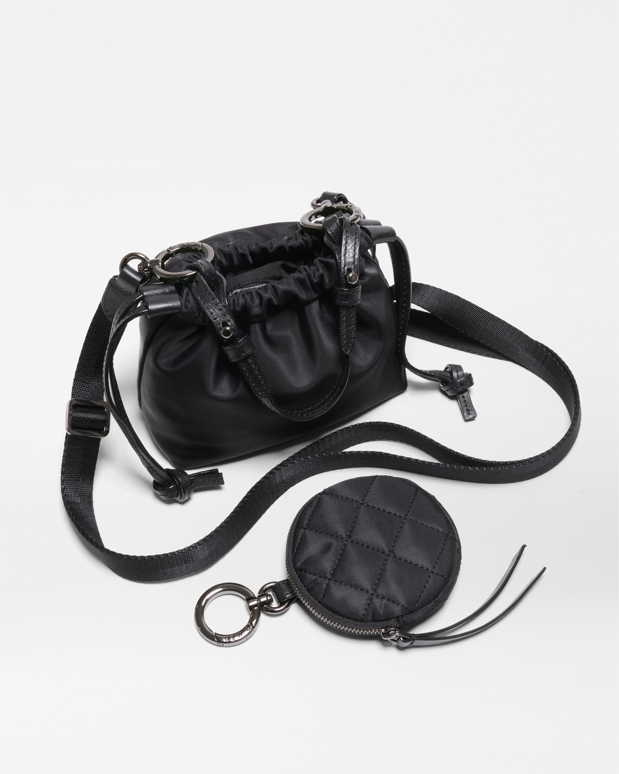 Black Waverly Bebe Tote