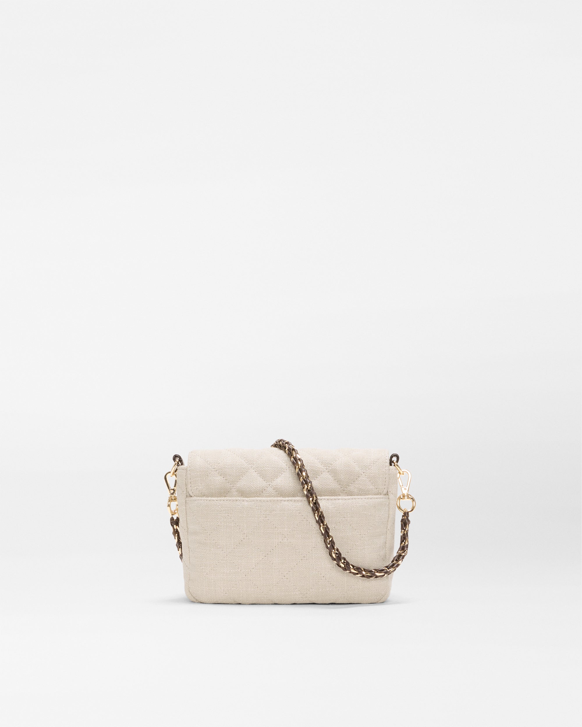 Sandy Linen Small Crosby Lock Crossbody