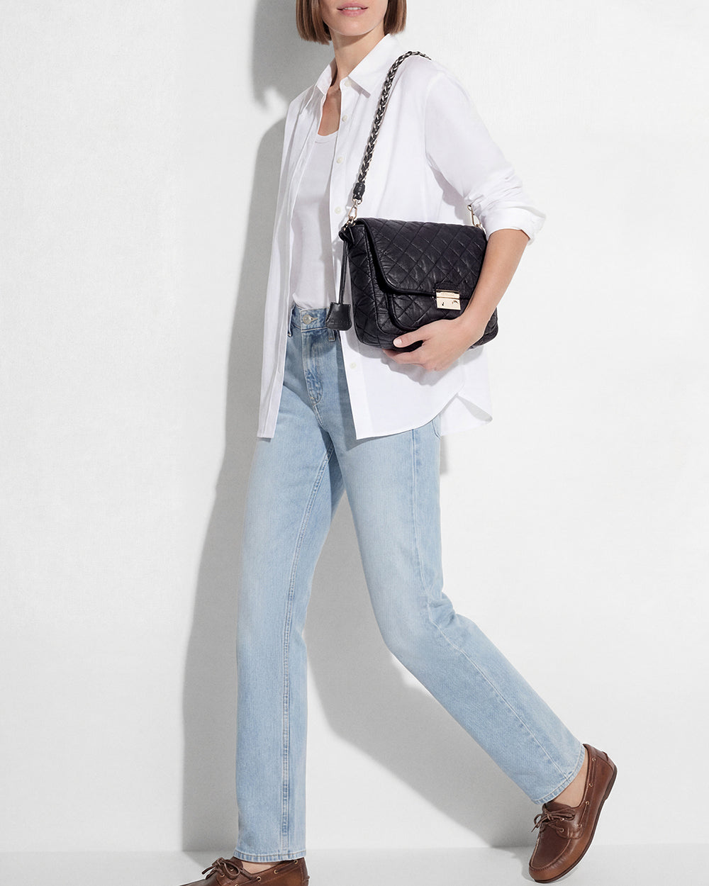MZ Wallace Black Medium Crosby Lock Crossbody – Crossbody | MZ Wallace