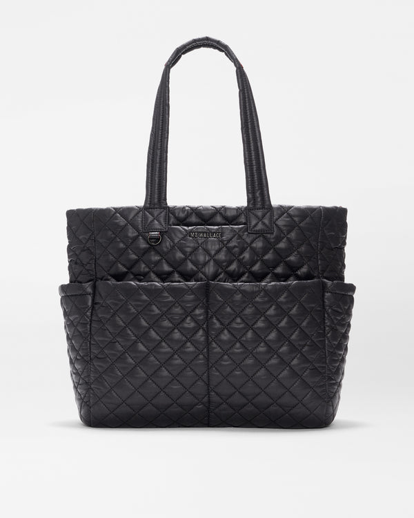 Black Metro Diaper Tote