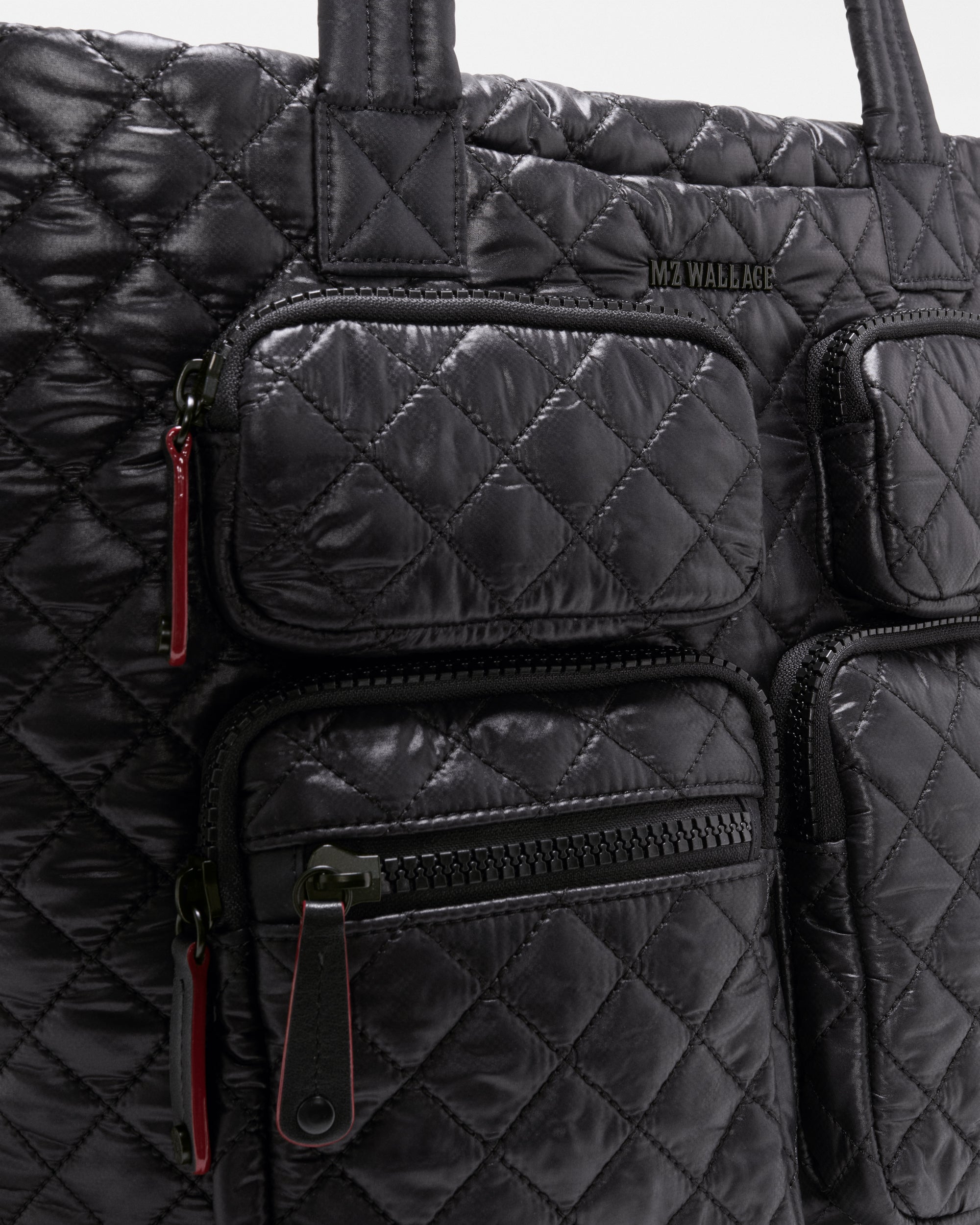 Black Medium Metro Travel Tote