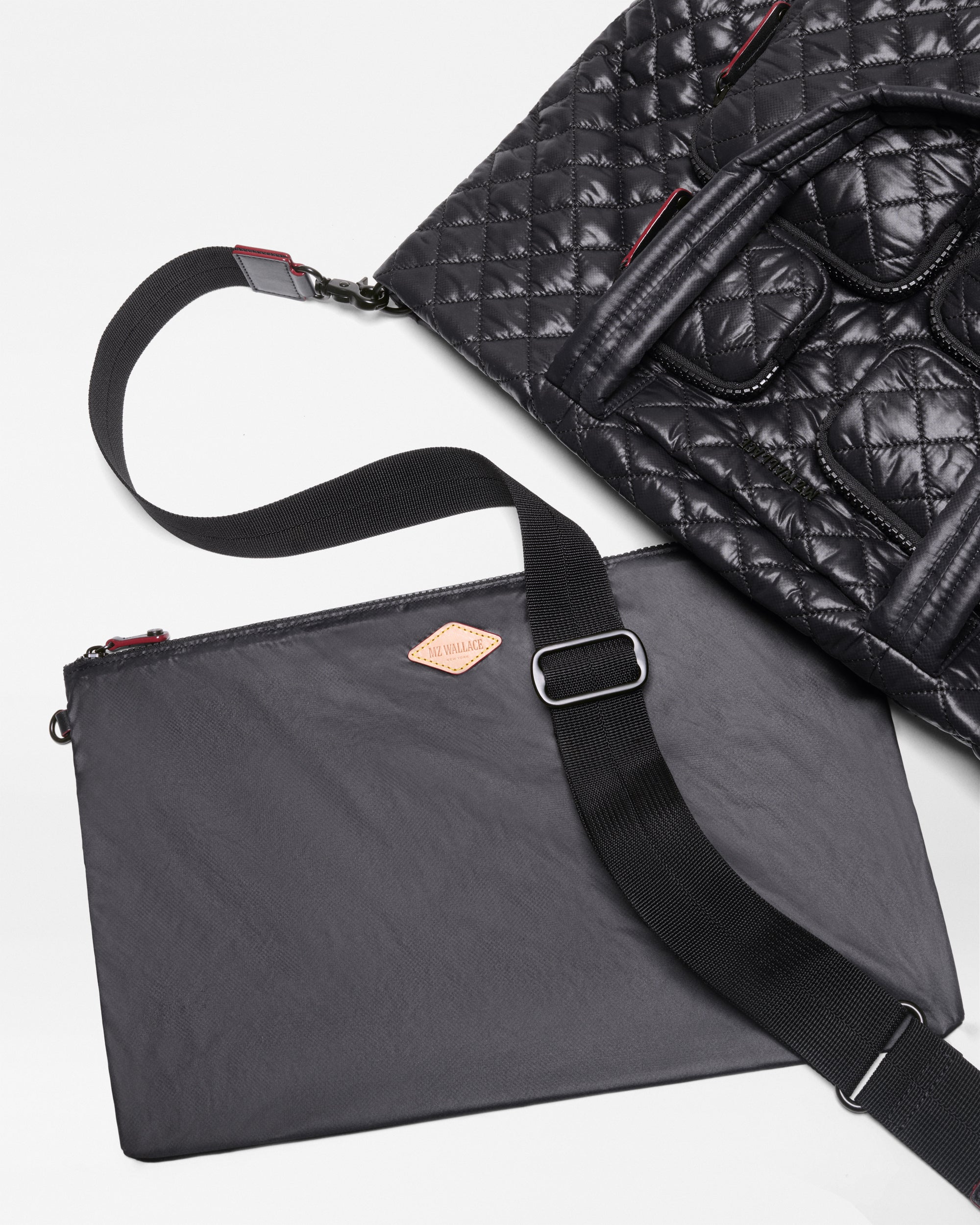Black Medium Metro Travel Tote