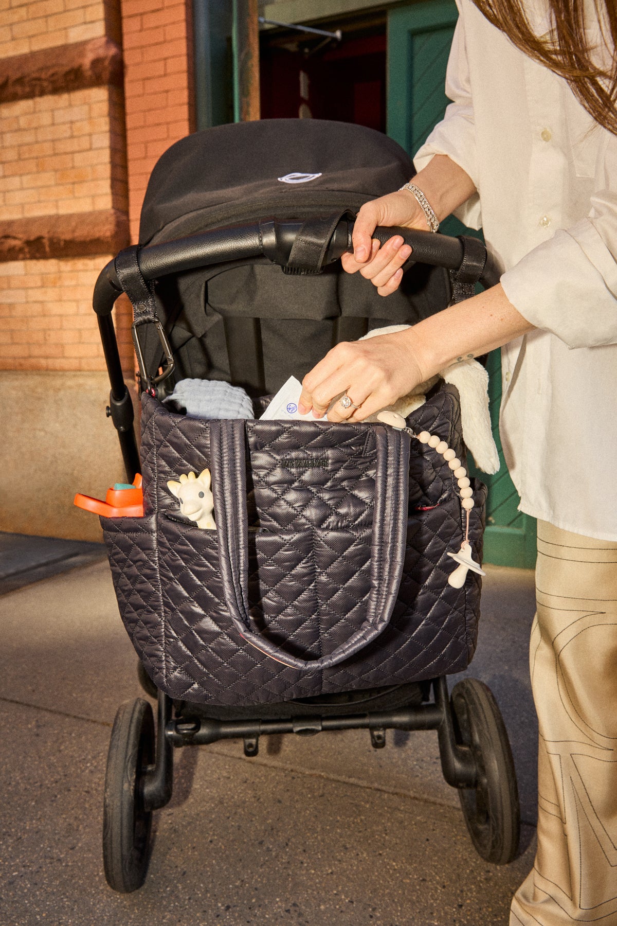 MZ Wallace | Black Metro Diaper Tote