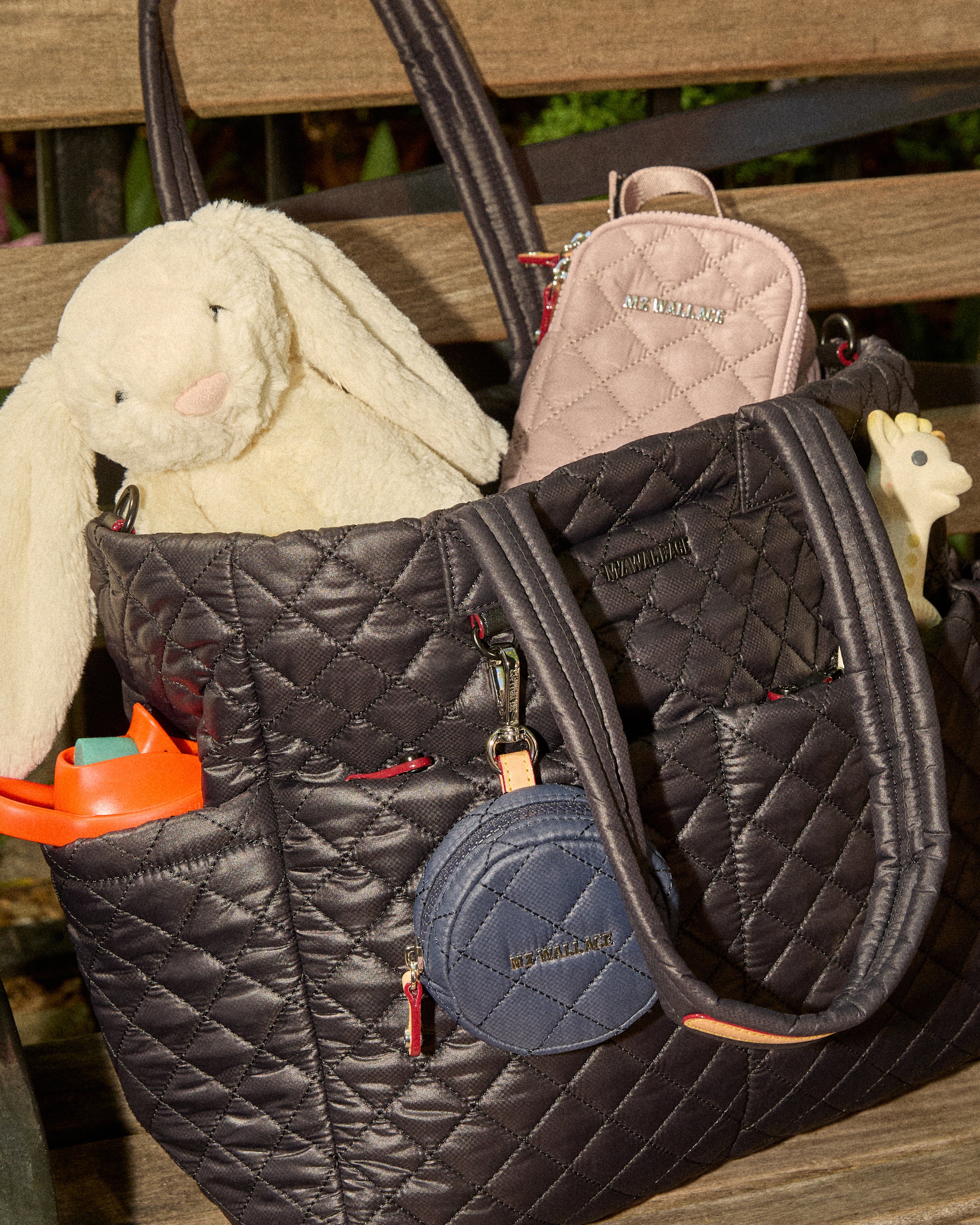 MZ Wallace | Black Metro Diaper Tote
