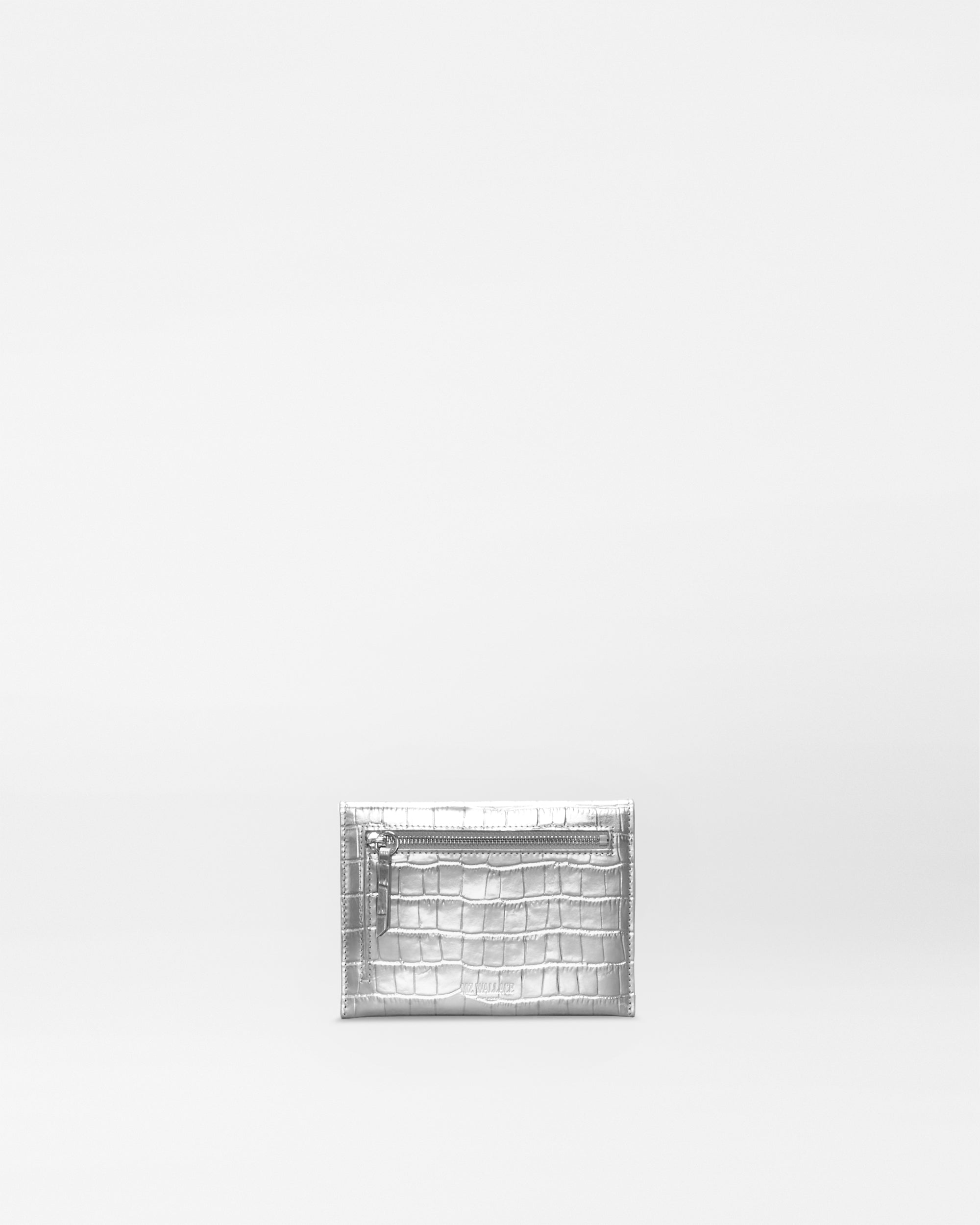 Silver Croc Effect Greta