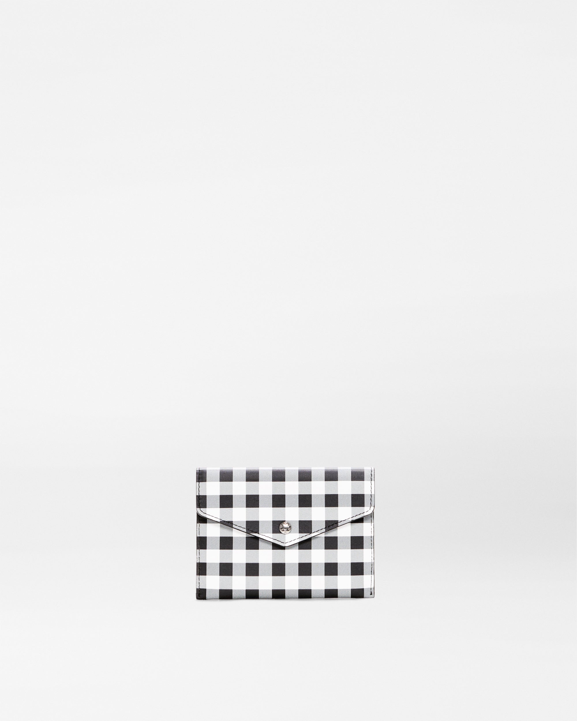 Black/White Gingham Greta Wallet