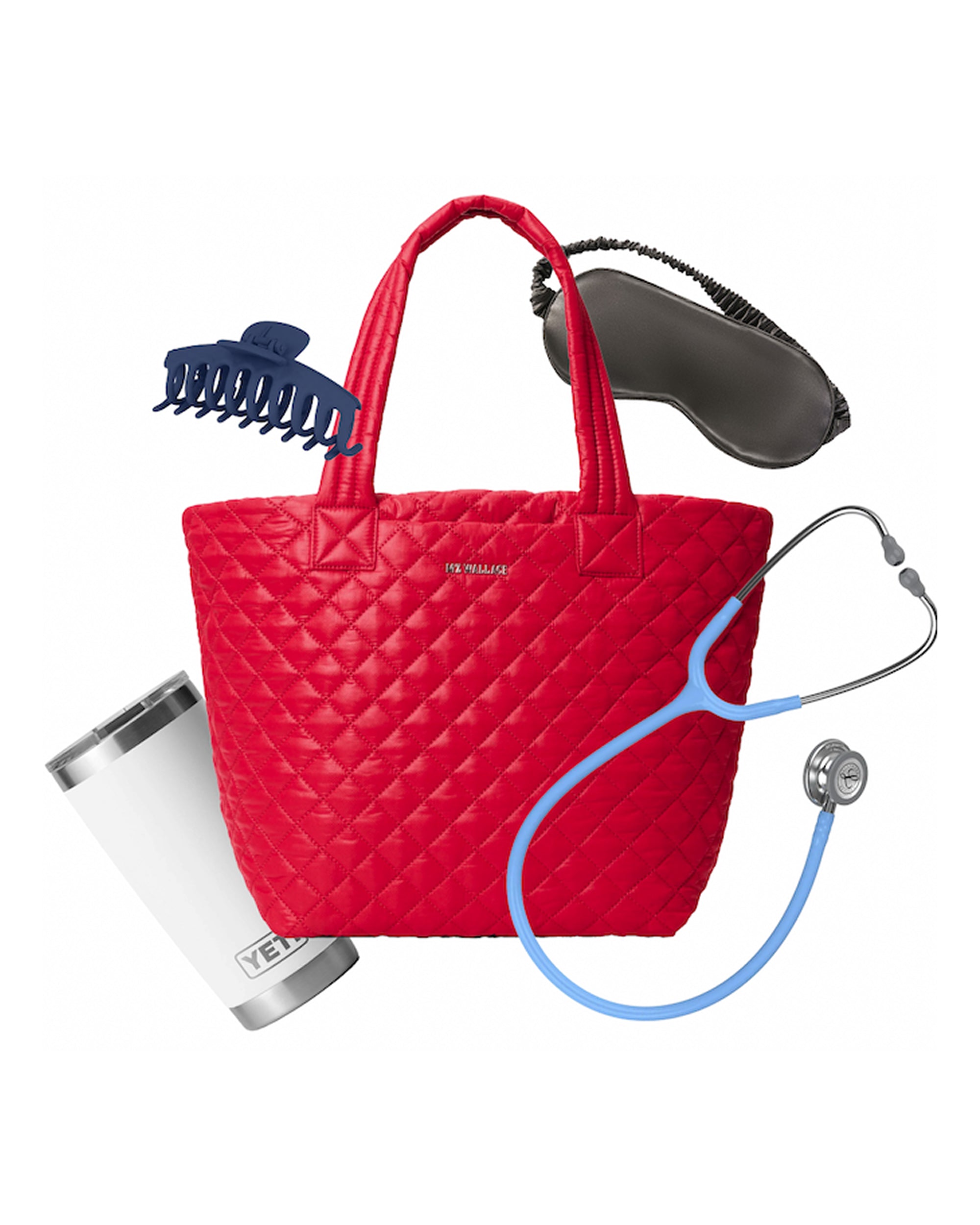 MZ Wallace | Red Apple Medium Metro Tote