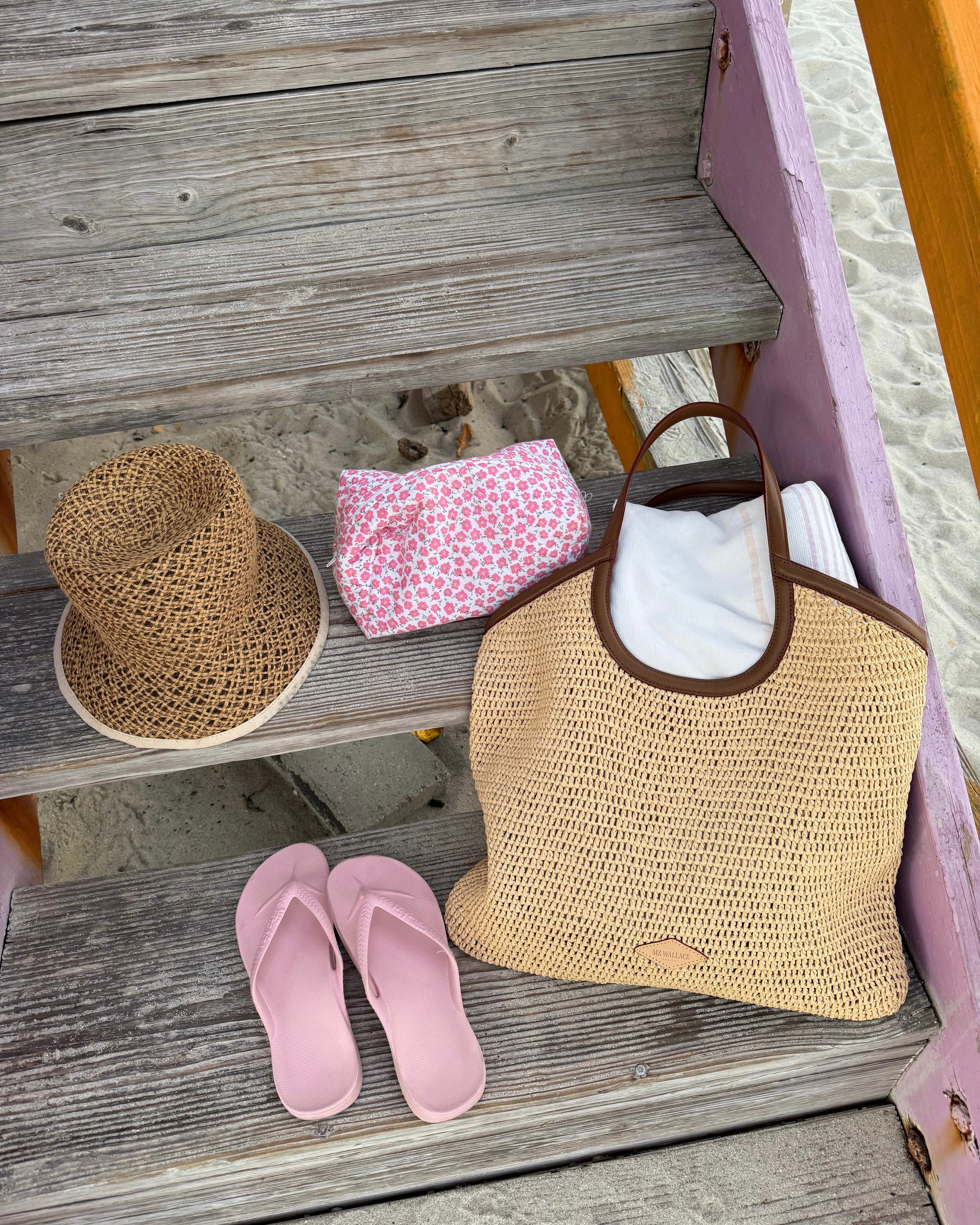 Camel Crochet Large Georgica Tote