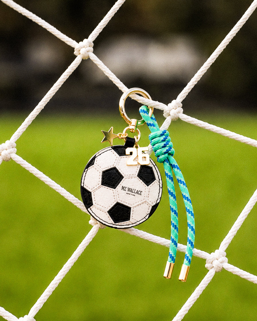 MZ Wallace | Multi Leather Soccer Charm
