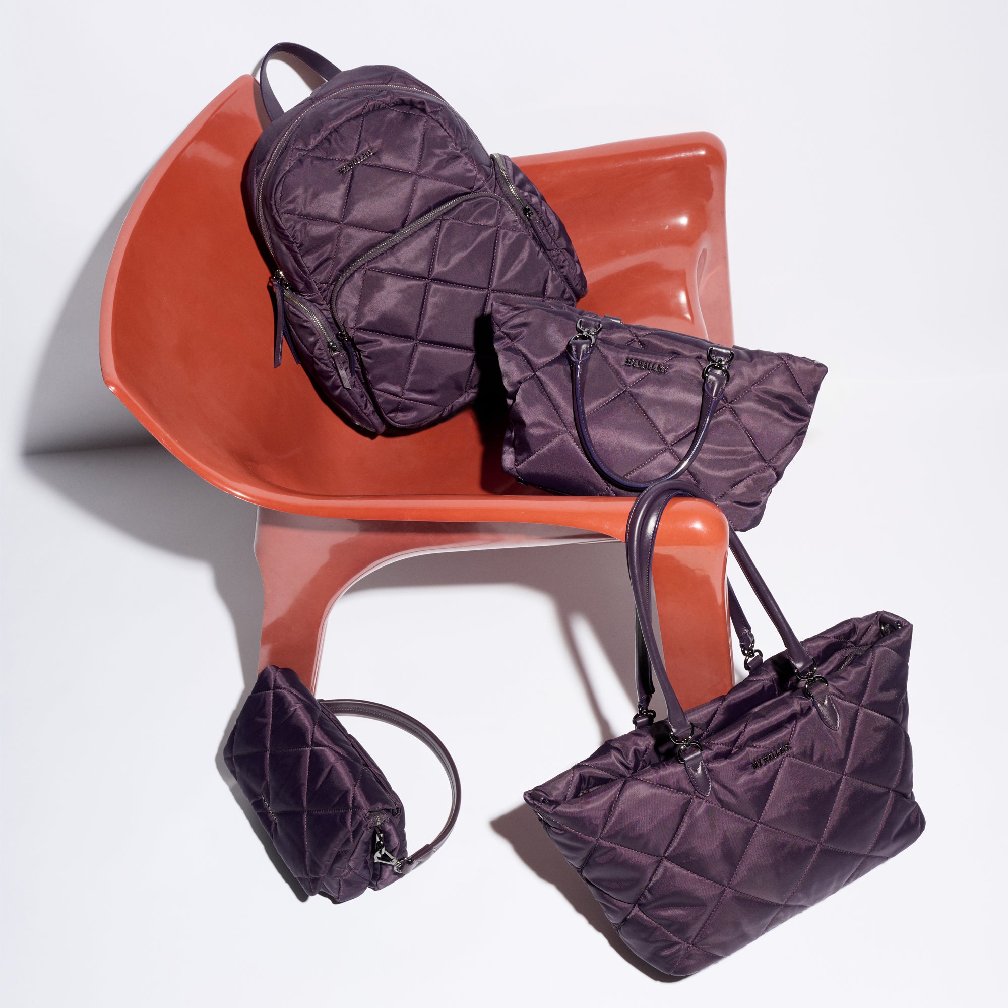 MZ Wallace | Raisin Madison | Backpack | Flap Crossbody | East West Tote 