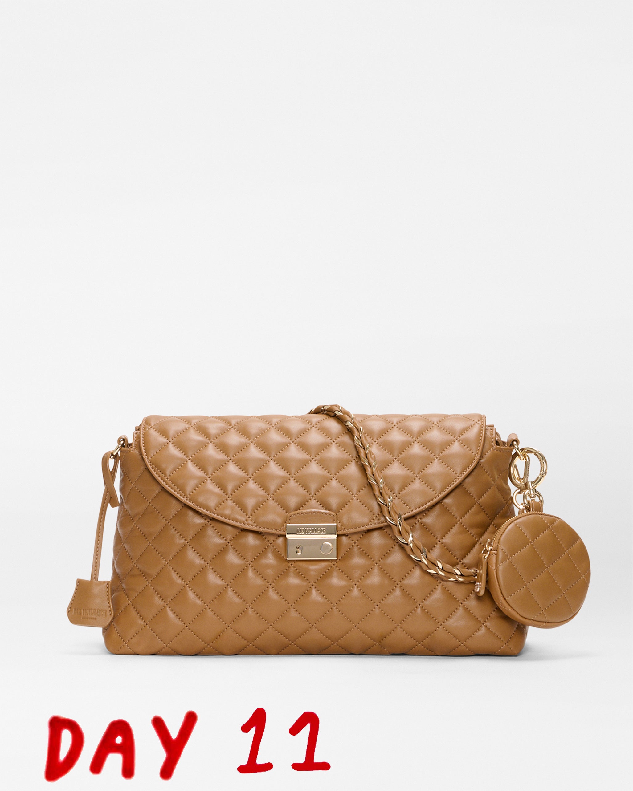 Caramel Leather Crosby Lock Shoulder