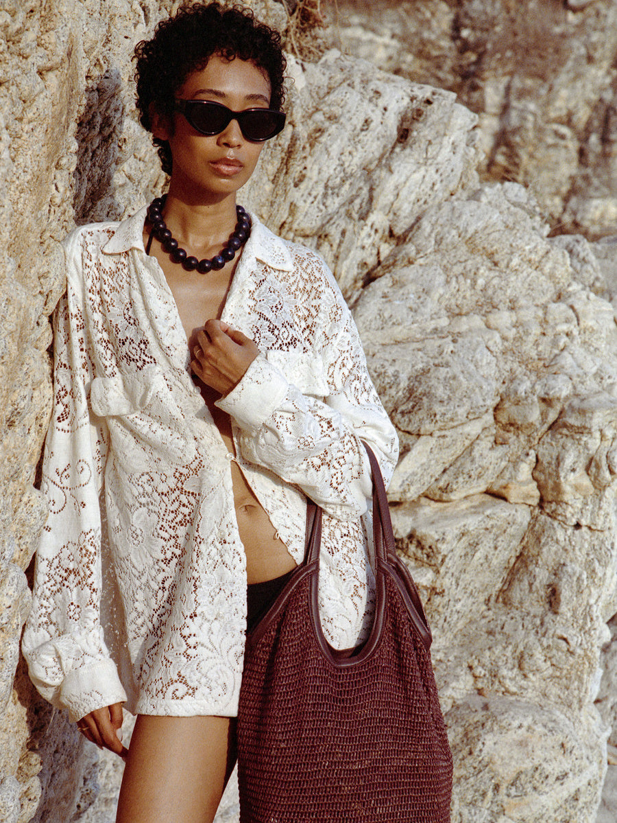 Brown Crochet Georgica - Maryah