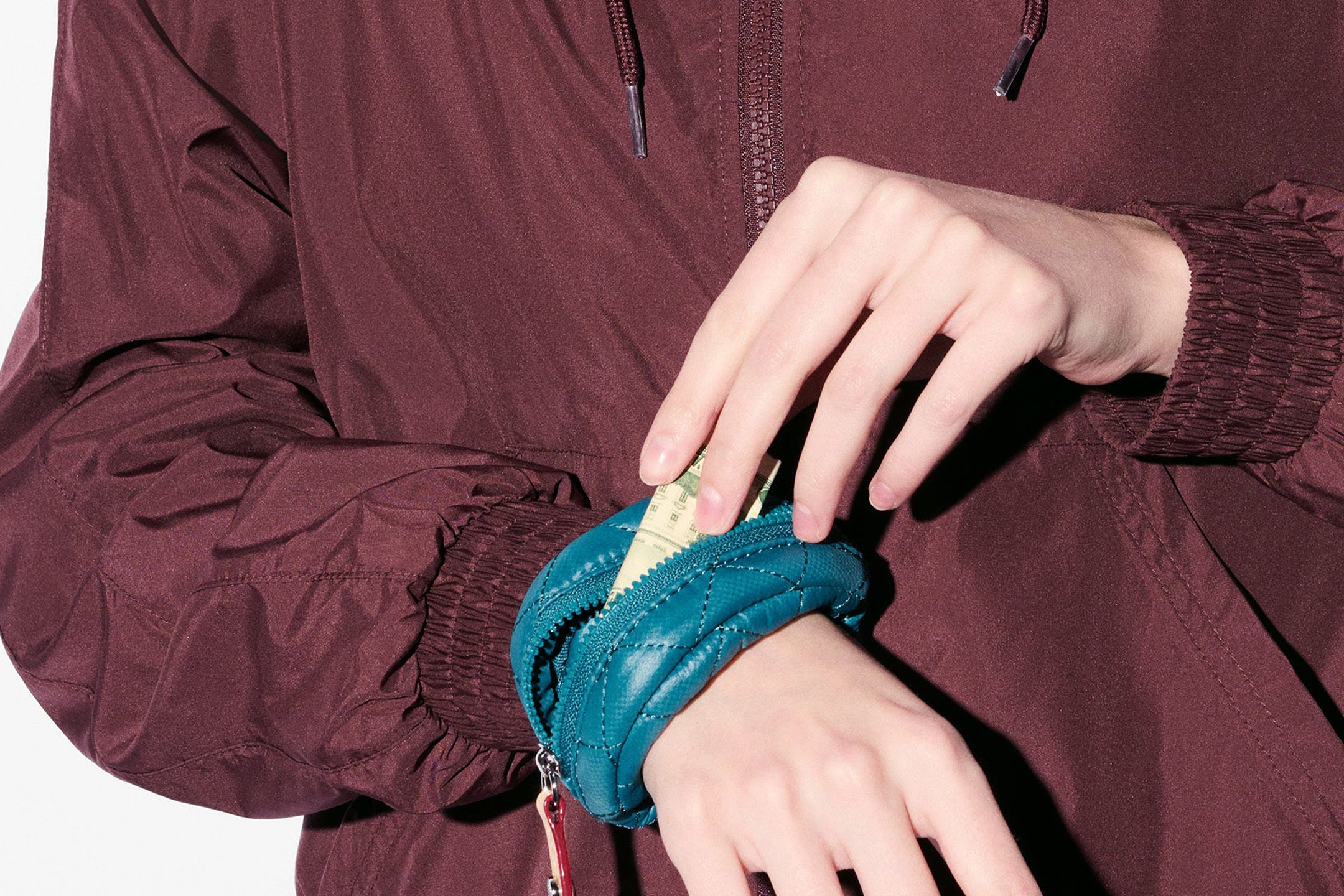 MZ Wallace | Pacific Blue Jogging Wristlet