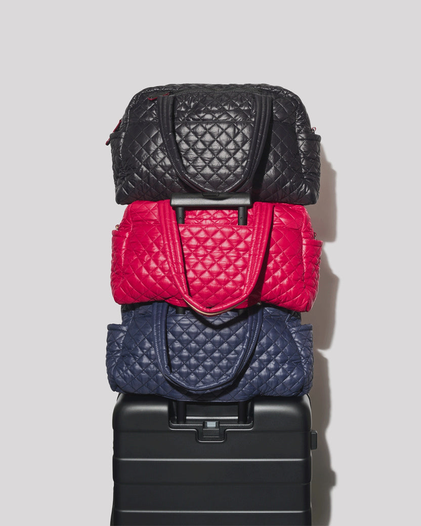 MZ Wallace | Travel Duffel Bags | Jimmy Deluxe Duffel Bag | Luggage Sleeve