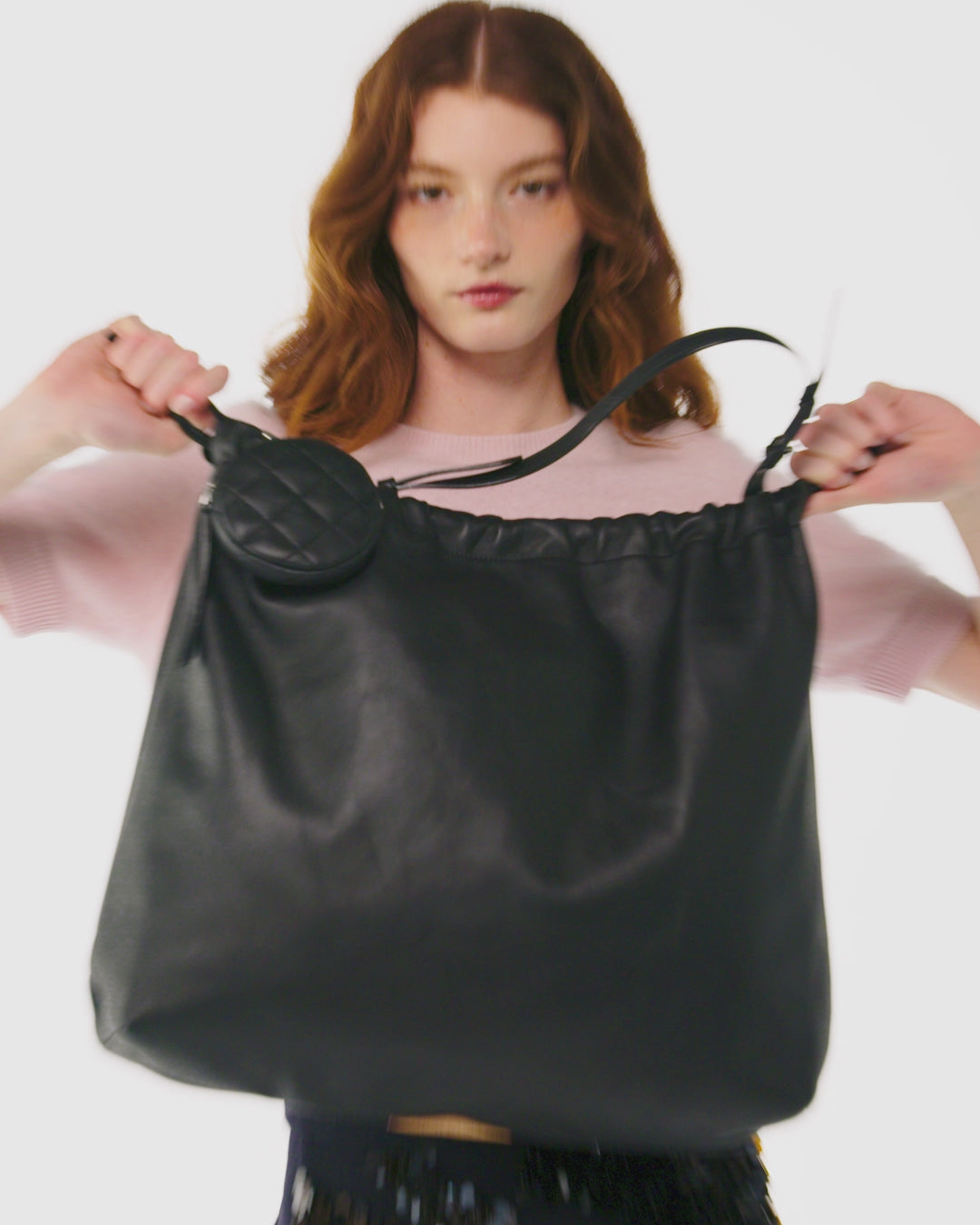 MZ Wallace | 12 Days | Day 10 | Black  Leather Waverly Shoulder