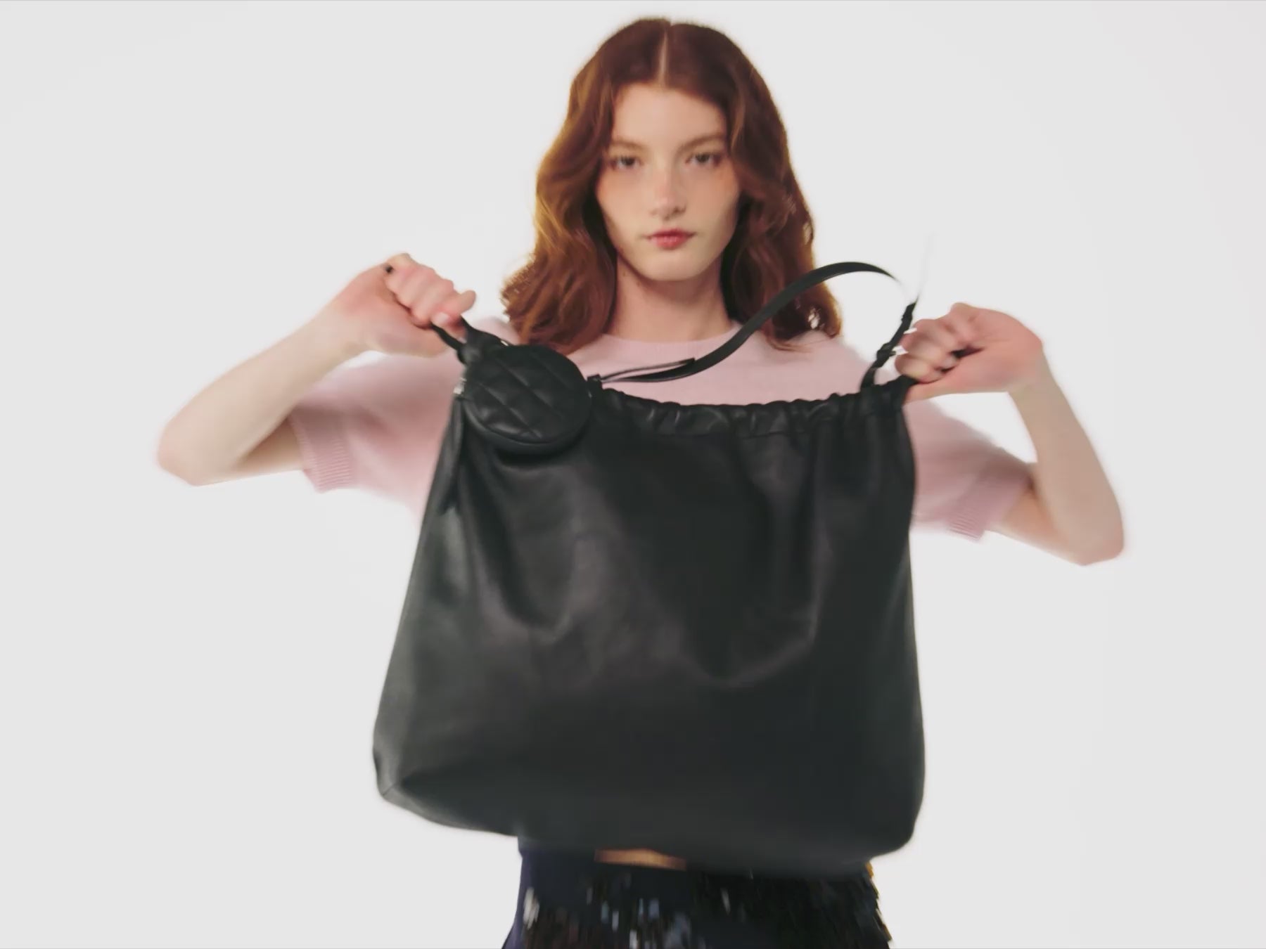 MZ Wallace | 12 Days | Day 10 | Black  Leather Waverly Shoulder