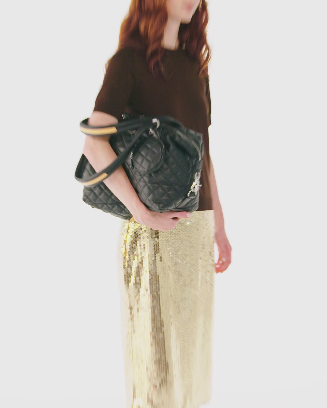 MZ Wallace | 12 Days | Day 5 | Black Leather Medium Sutton Deluxe