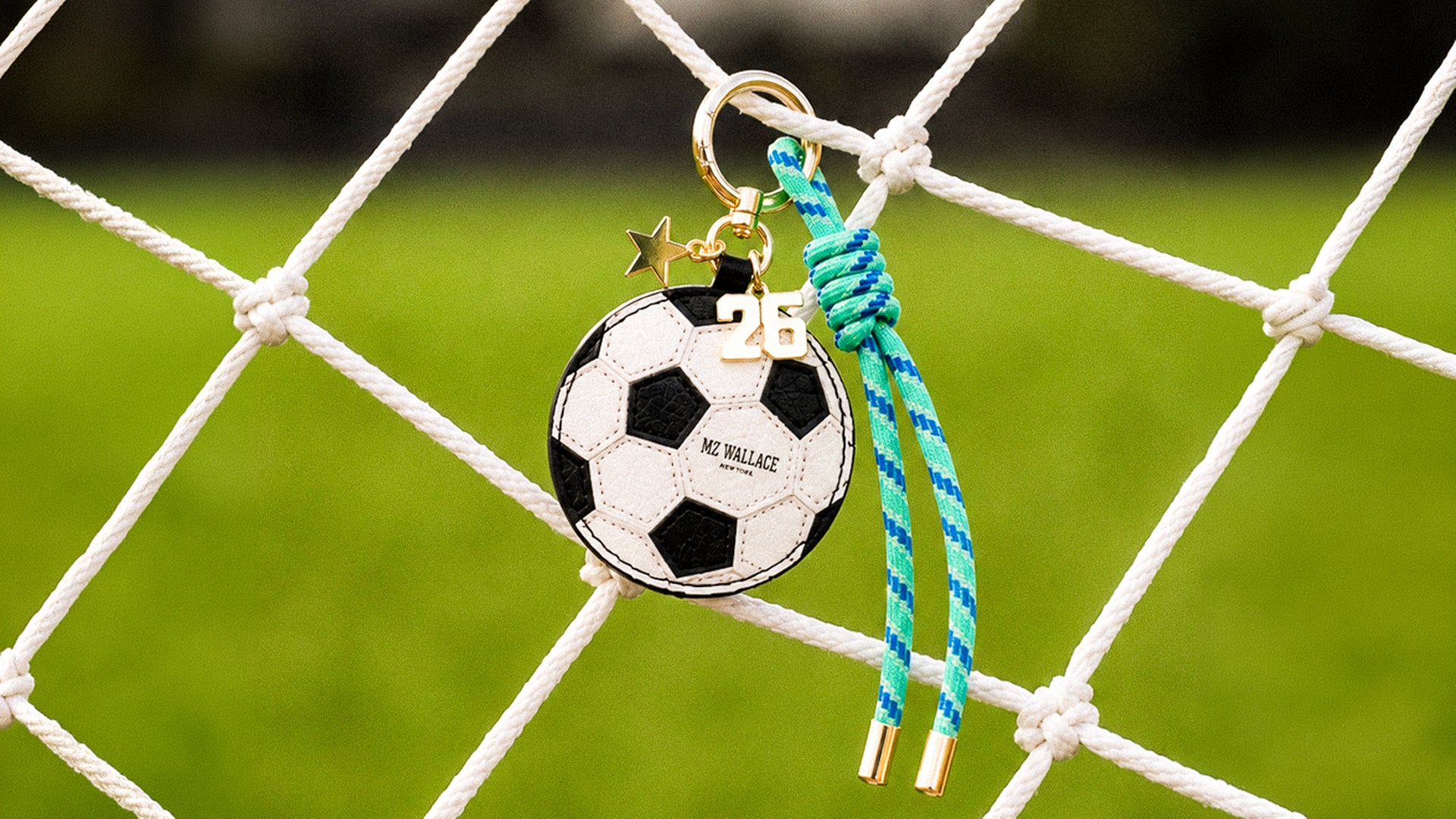 MZ Wallace | Multi Leather Soccer Charm
