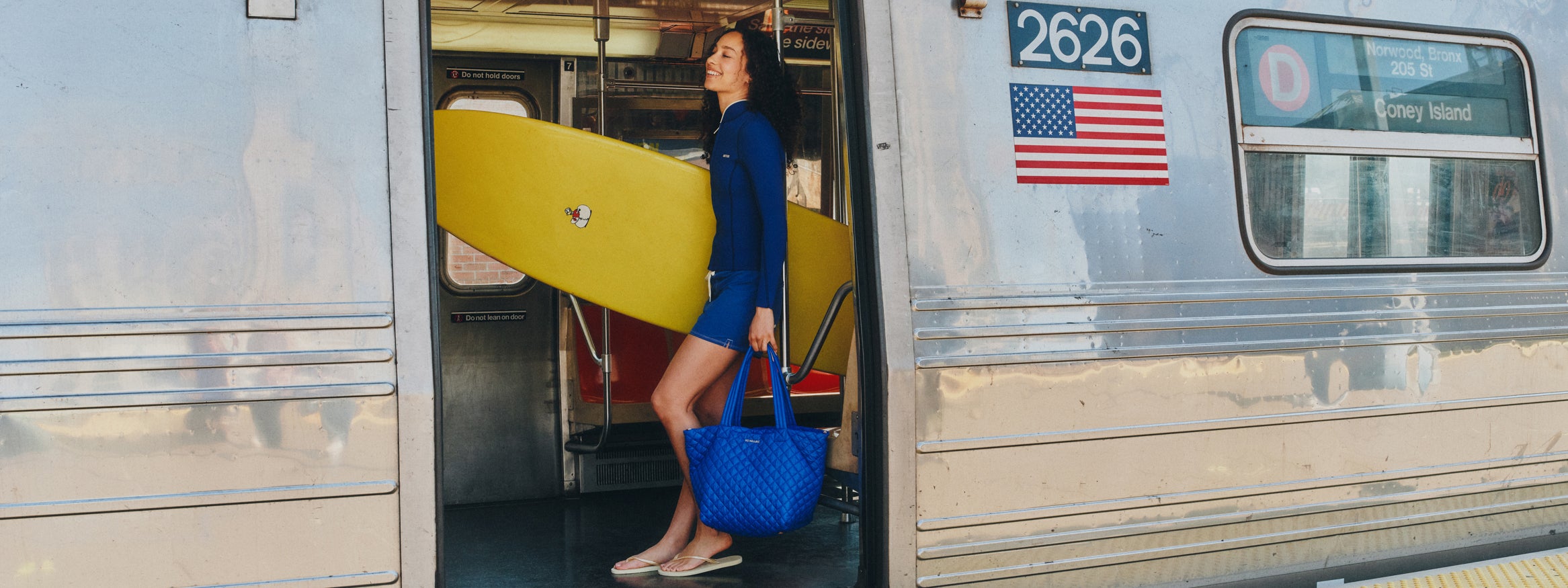 MZ Wallace | Surf Blue Medium Metro Tote