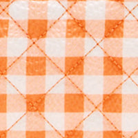 Sunset Orange Gingham