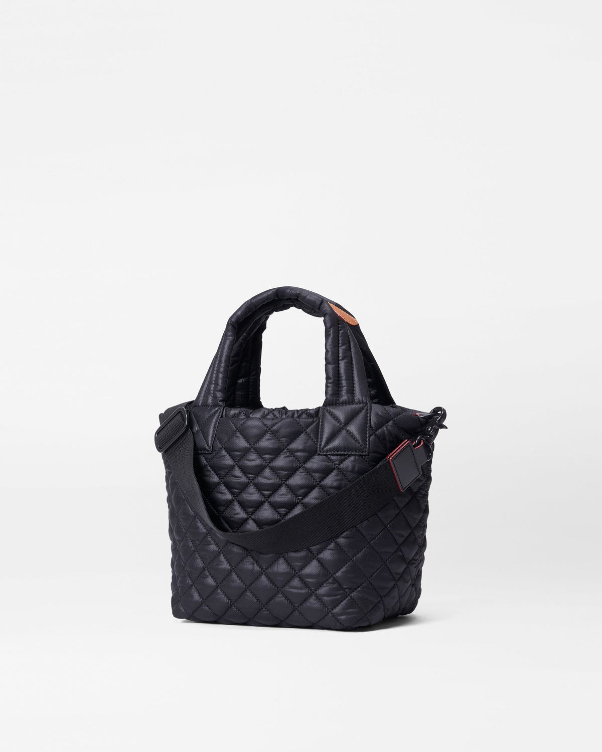 Mini Metro Tote Deluxe Quilted Handbag in Black