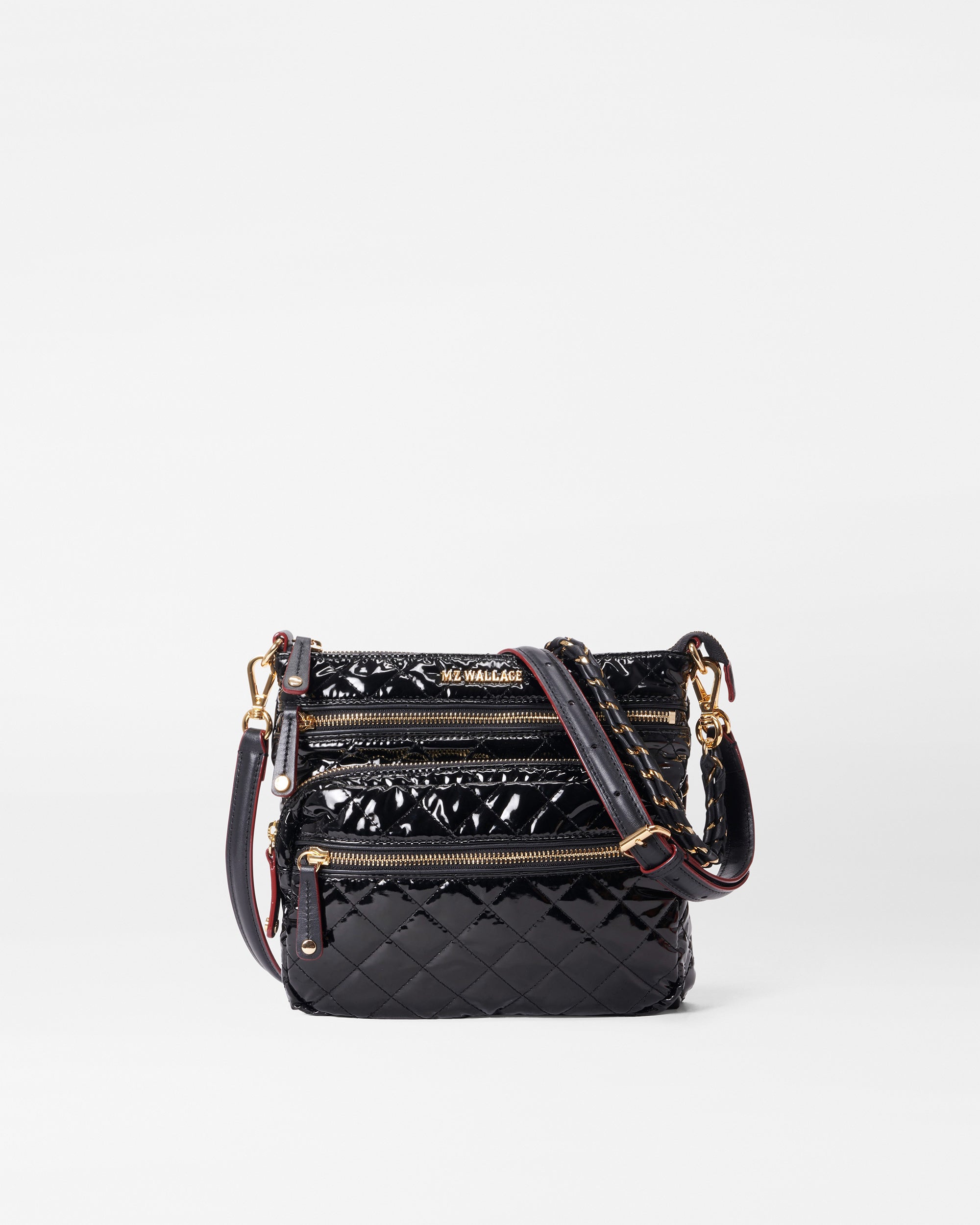 Black Lacquer Downtown Crosby Crossbody