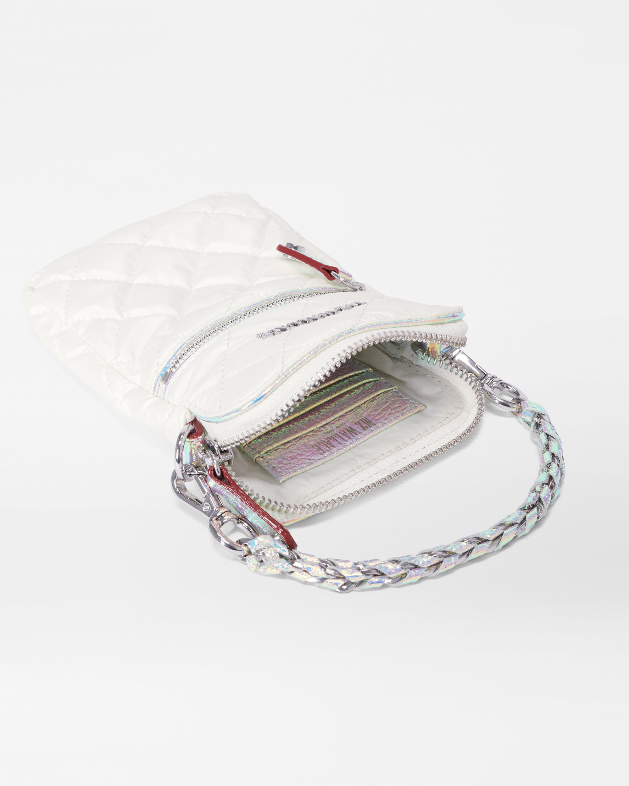 Pearl With Iridescent Micro Crosby Bag – BLU'S