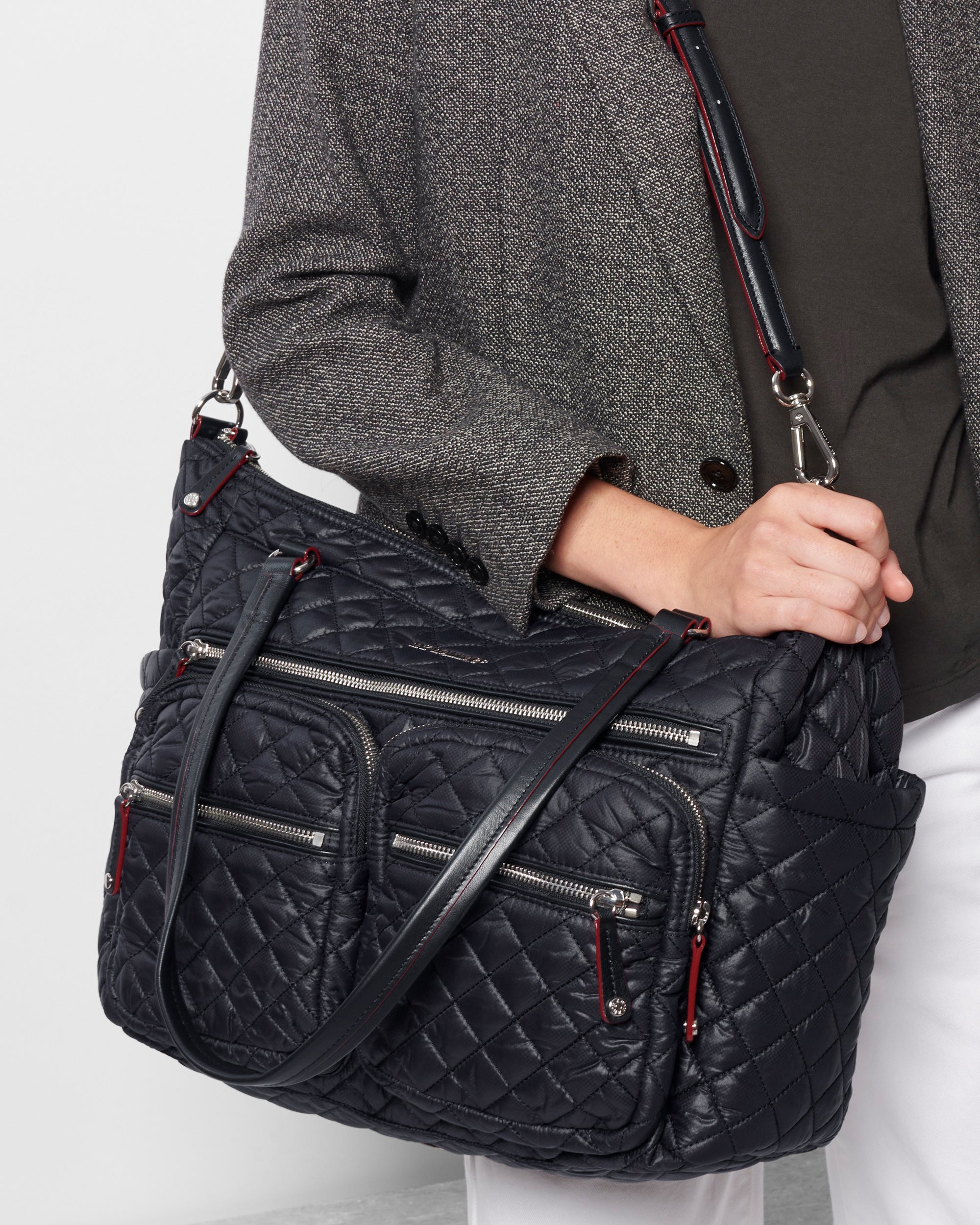 MZ Wallace Black Crossbody Travel Bag for Women