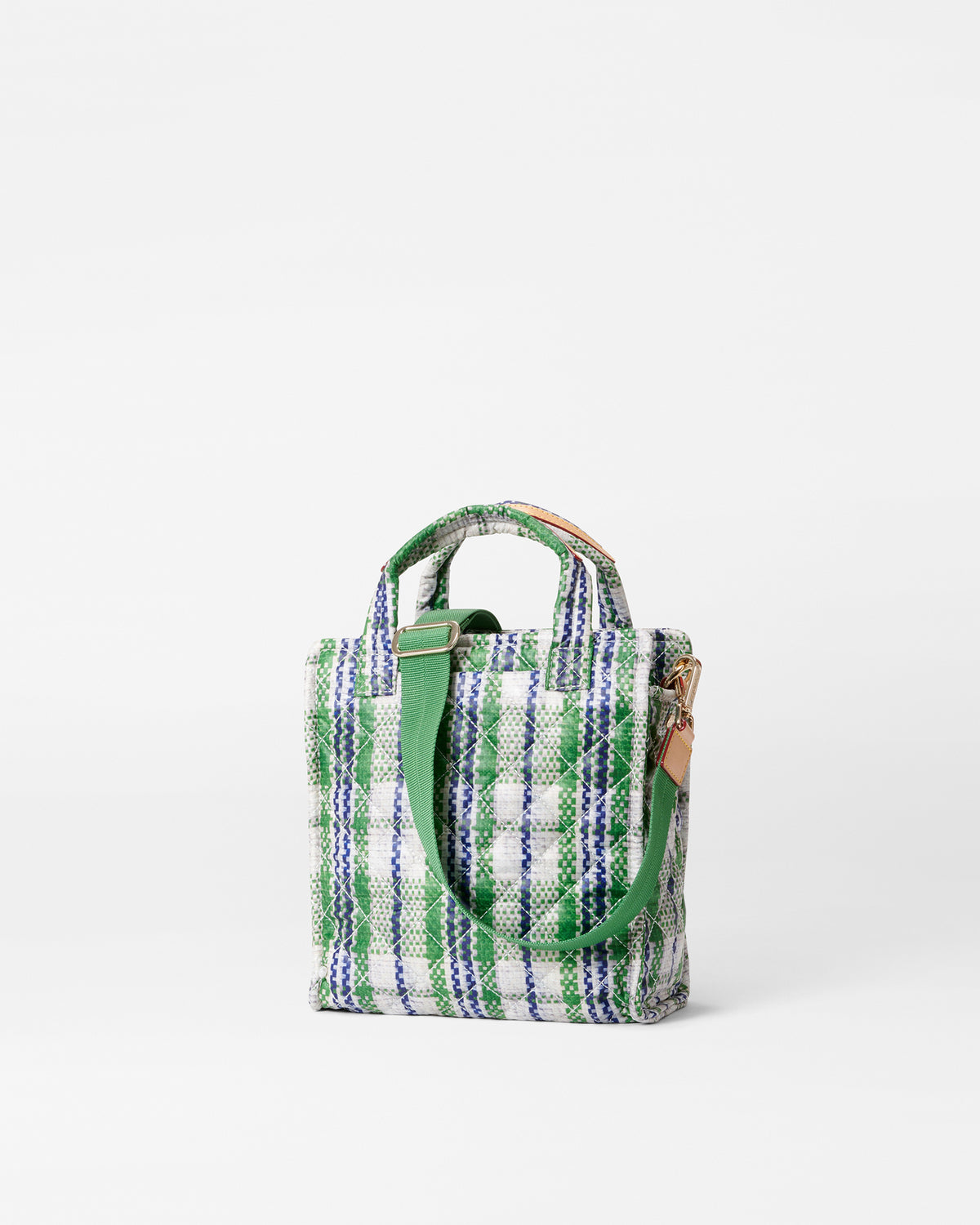Mini Plaid Pattern Tweed Bag