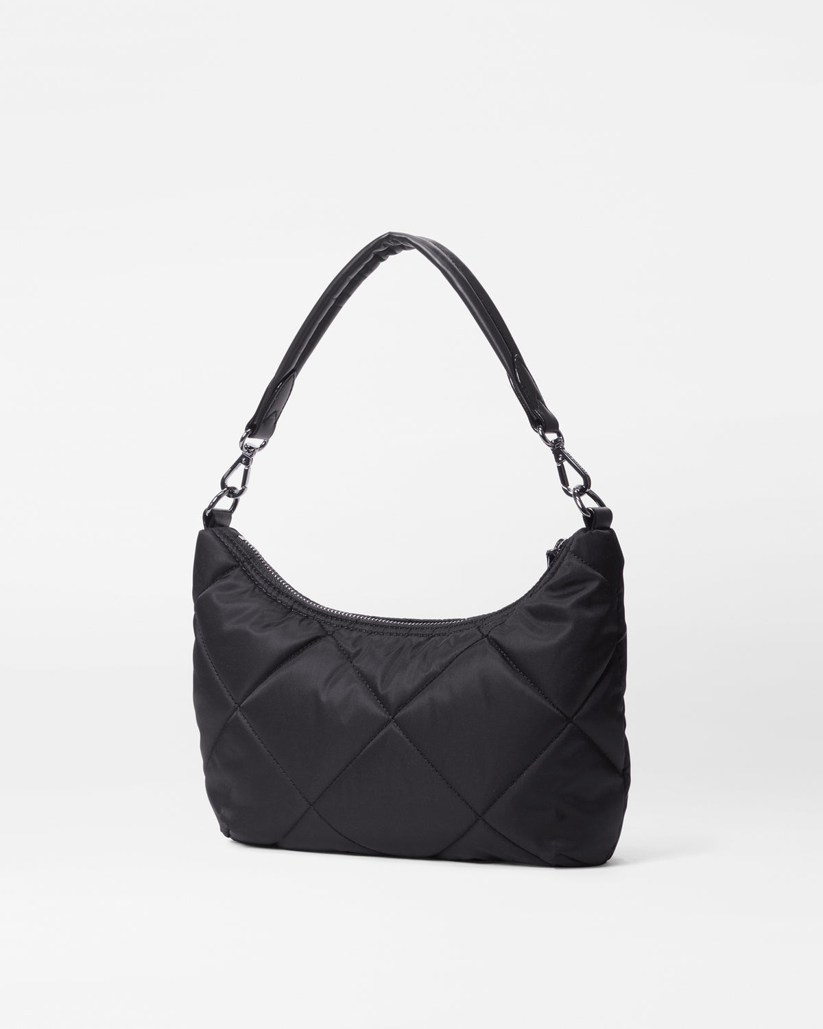 Black Small Madison Shoulder Bag