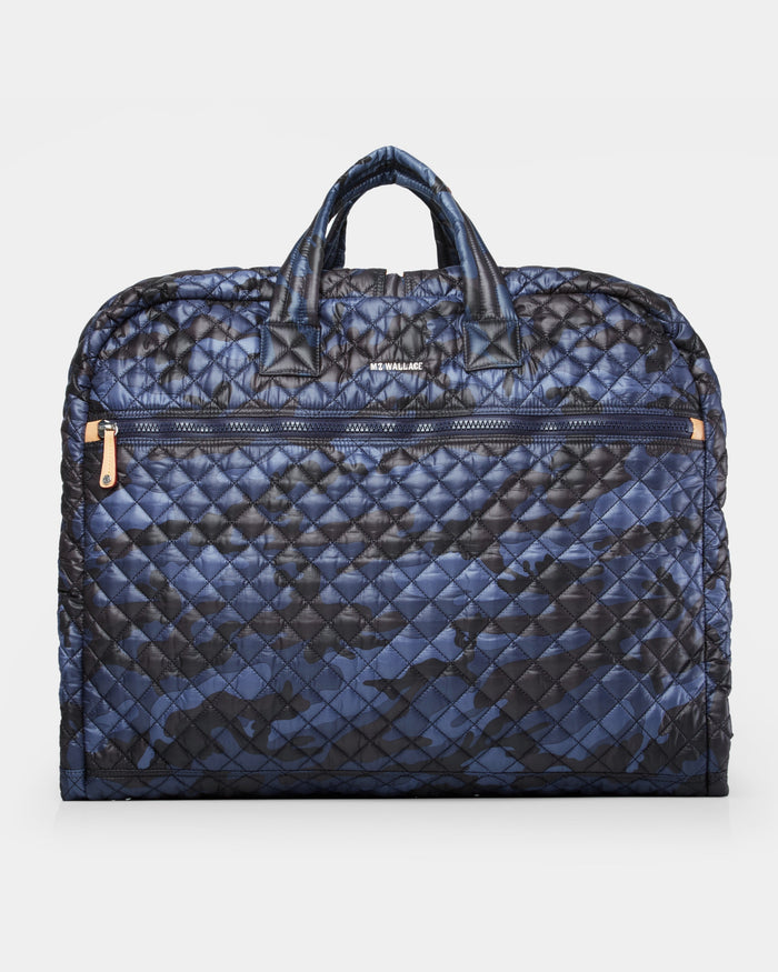 Dark Blue Camo Michael Garment Bag