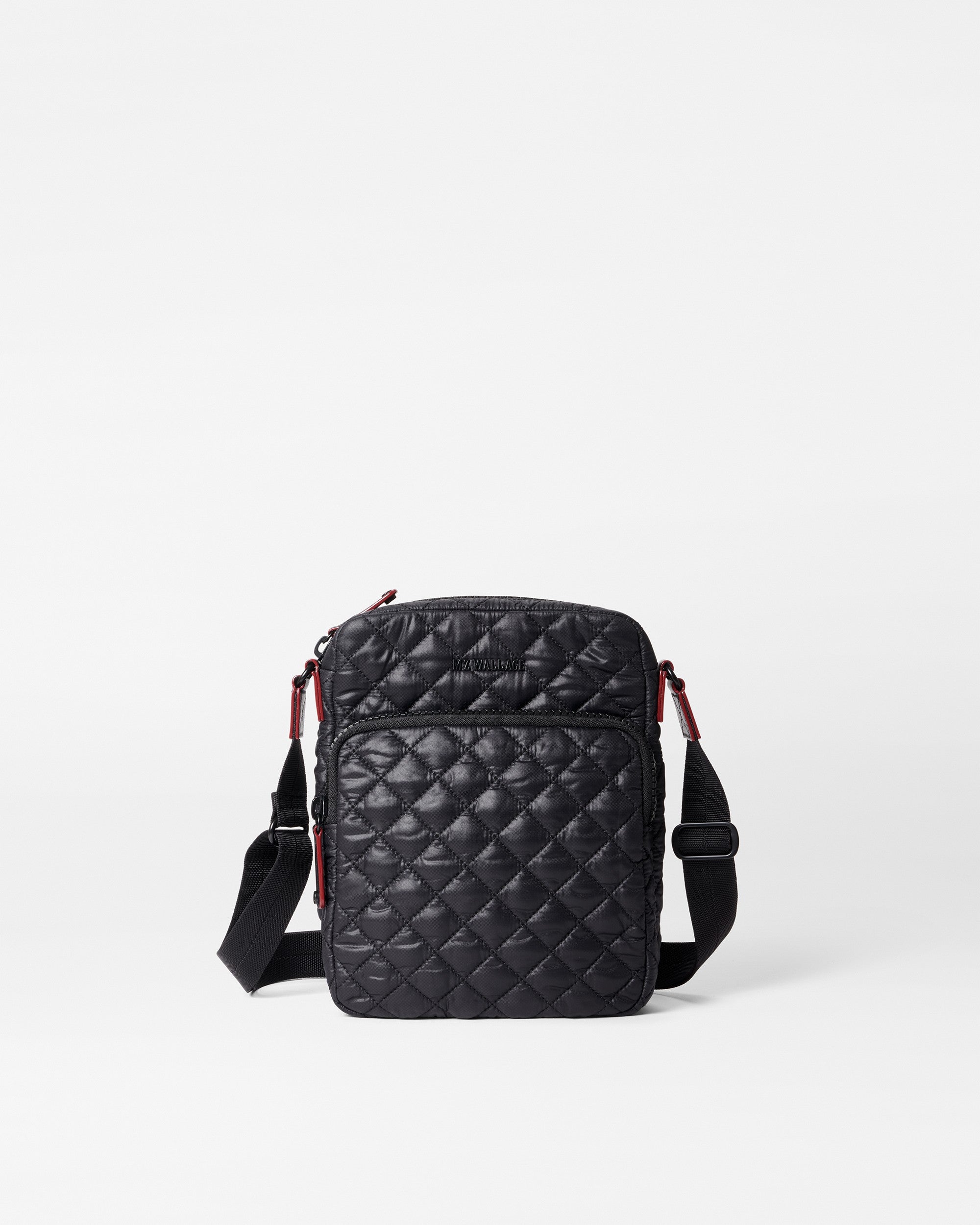 Large Metro Quilted Crossbody Bag in Black | MZ Wallace